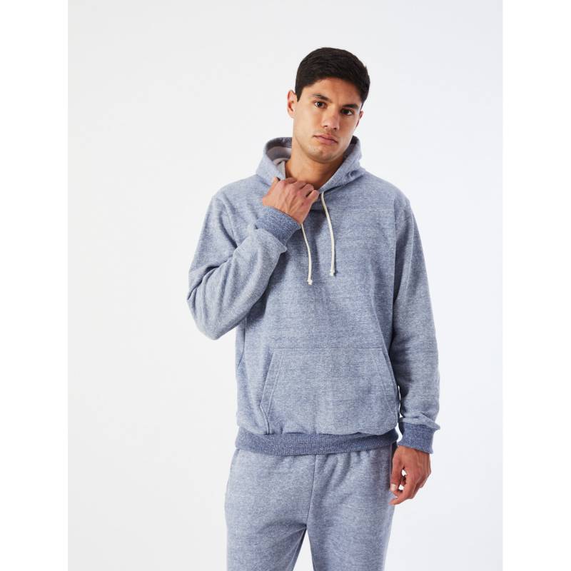 Buzo Hombre Hanes Canguro Snow Azul Melange Talle L en cuotas sin ...