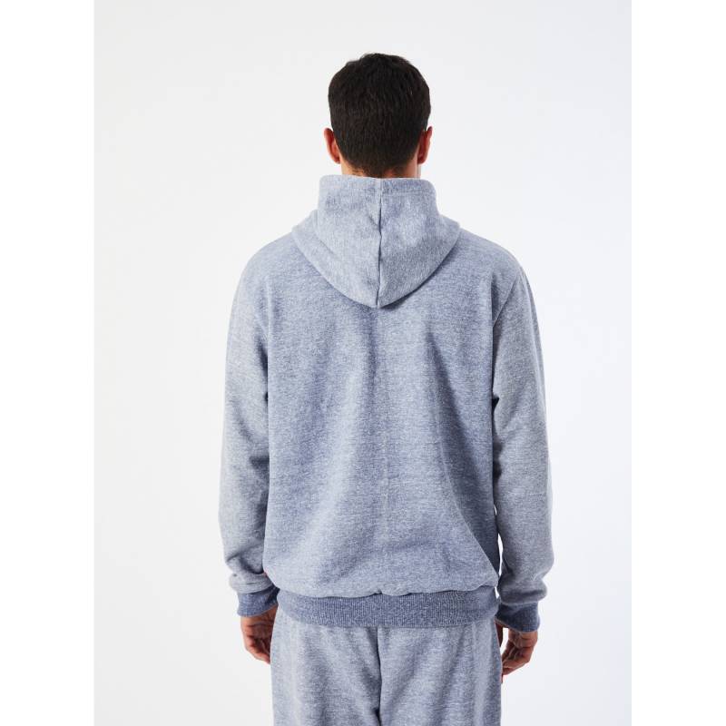 Buzo Hombre Hanes Canguro Snow Azul Melange Talle L en cuotas sin ...