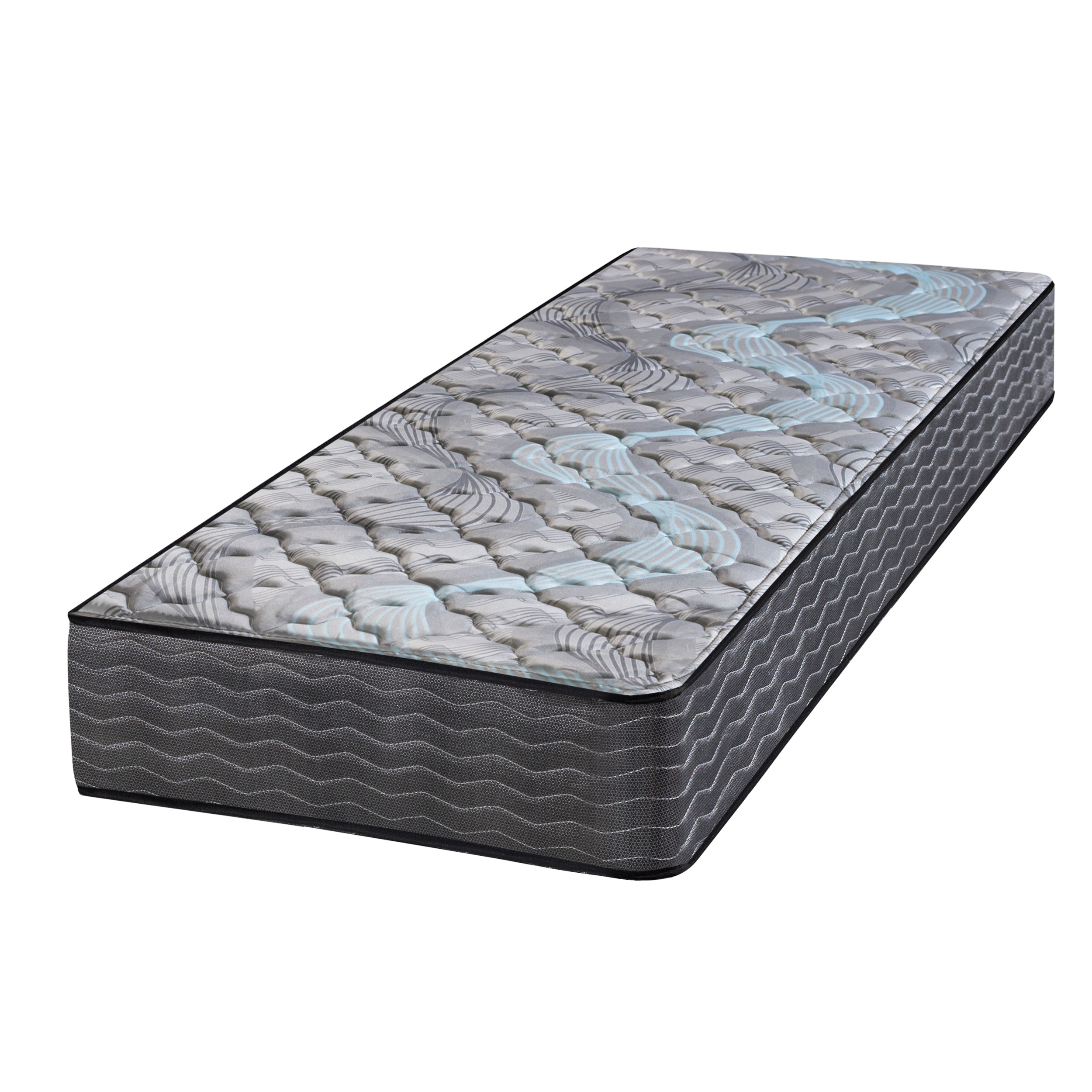 Colchón de Resortes 1 1/2 Plazas 90x190 Plata Superflex