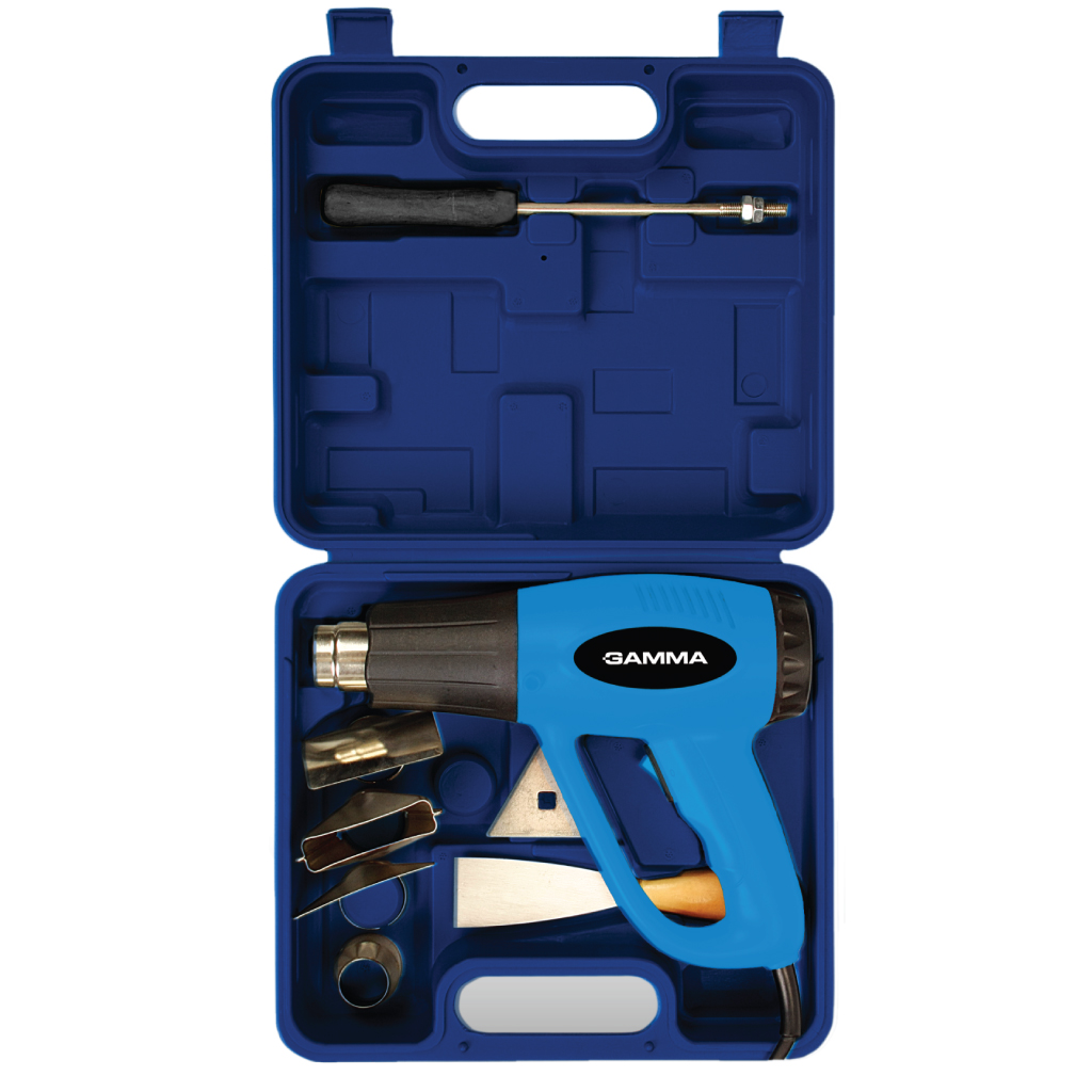 Pistola de Calor Gamma con Maletín y Acesorios G1935KAR