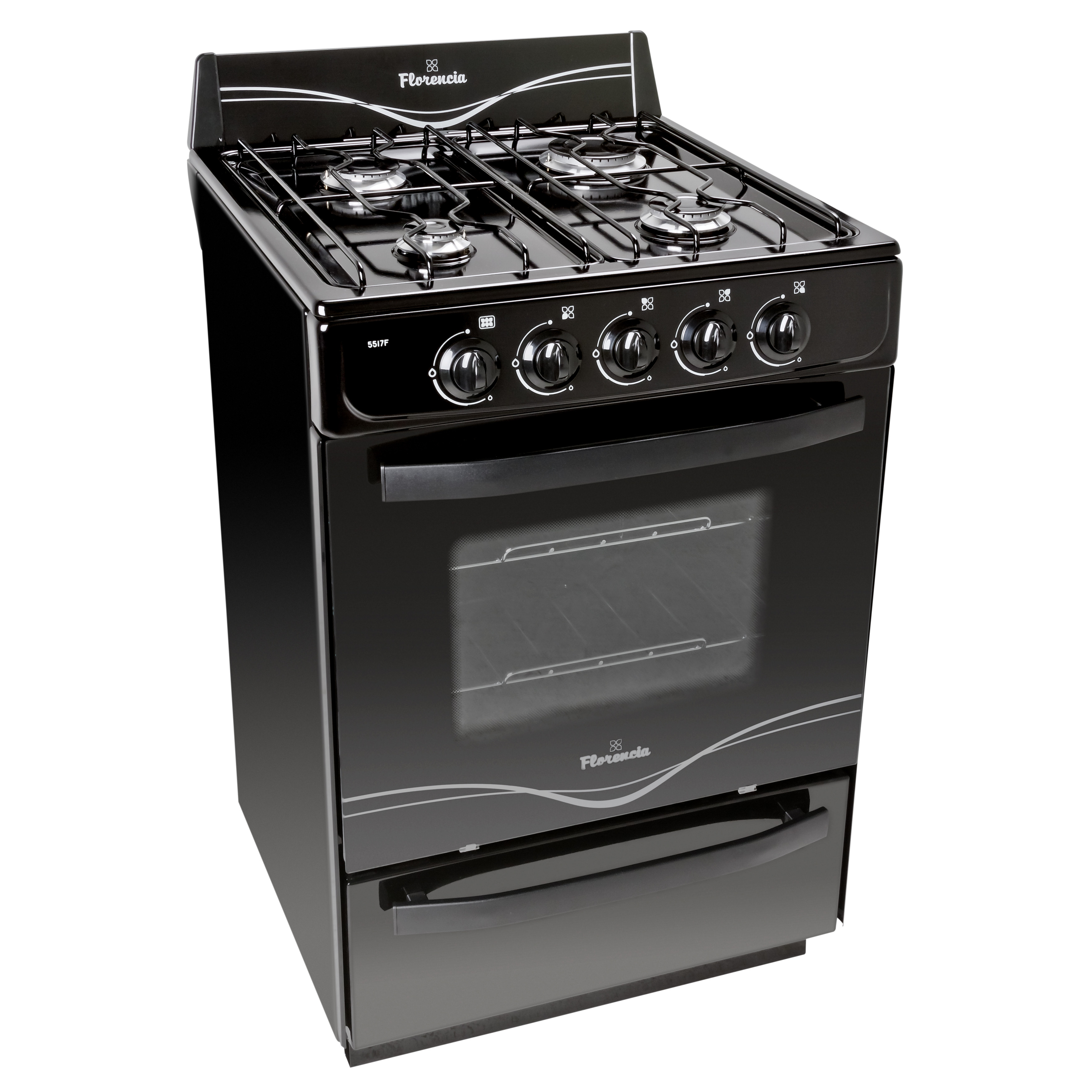 Cocina Florencia Multigas 56 Cm 5517F Negro