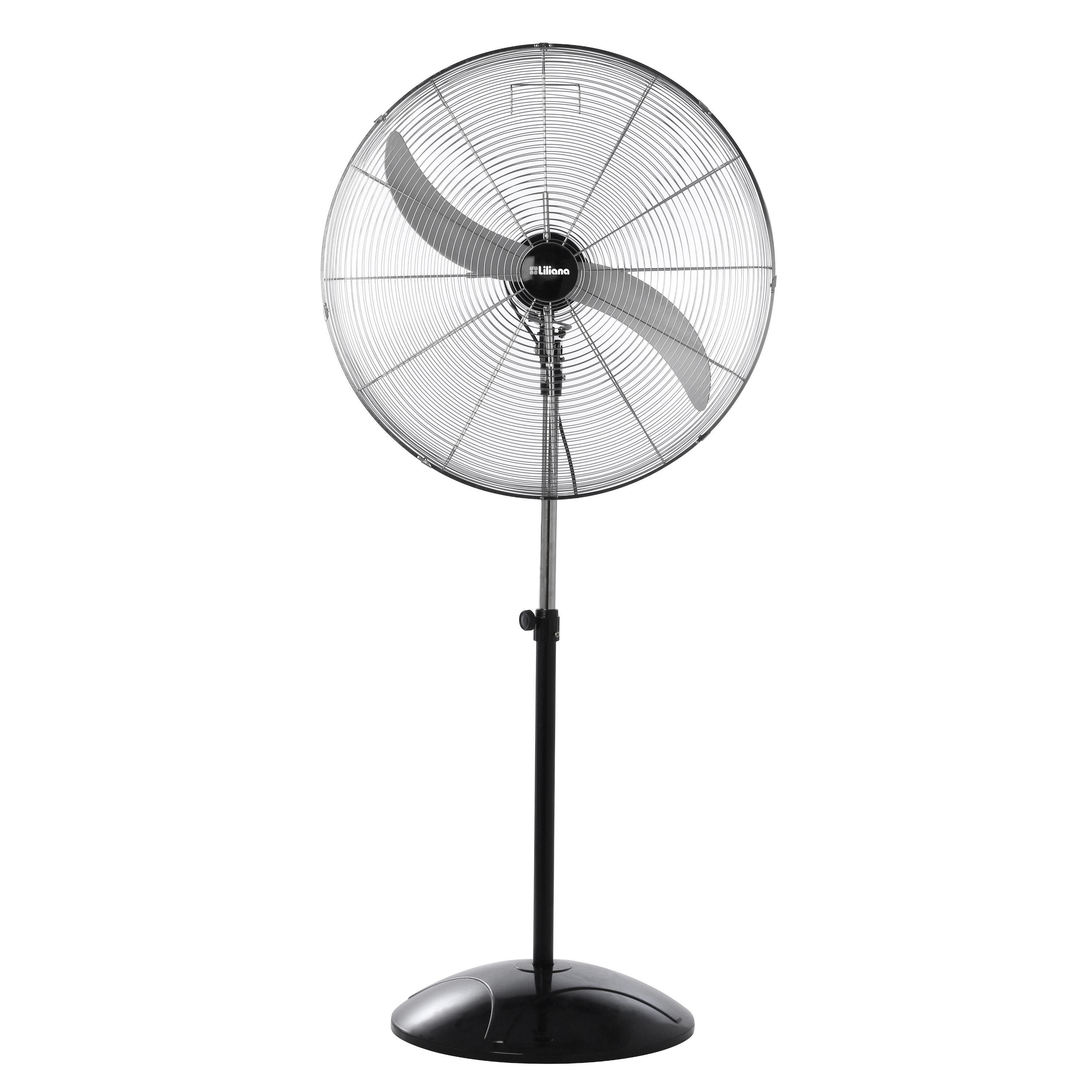 Ventilador de Pie Liliana 32" Plateado y Negro VPI32