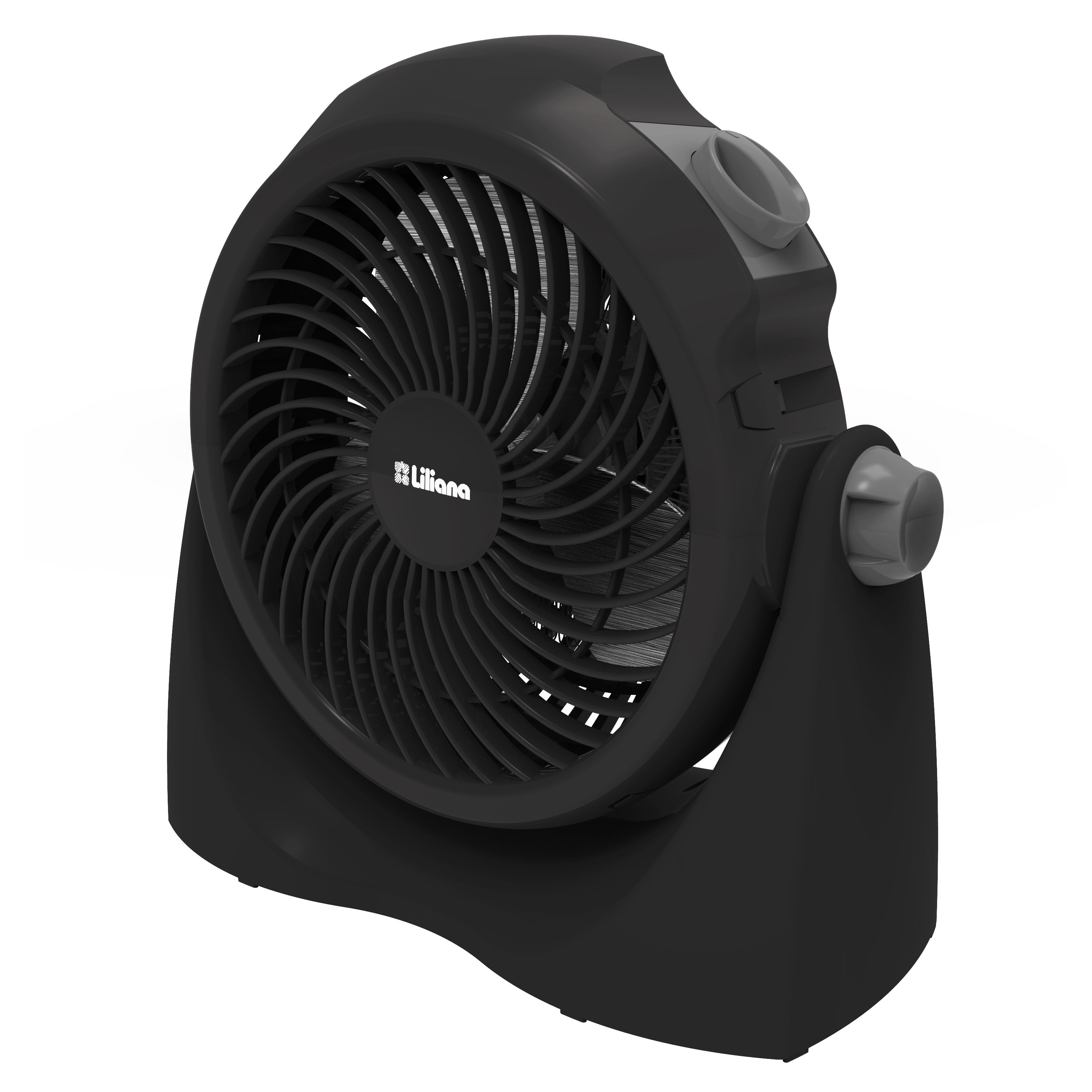 Ventilador Turbo Liliana 10" Negro VTF10P