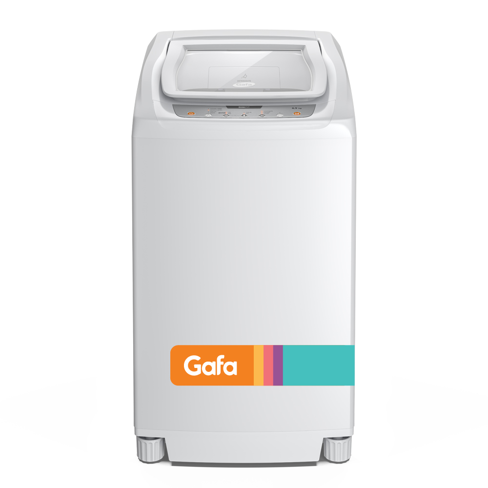 Lavarropas Gafa Carga Superior 6,5 Kg Digi Fit Blanco