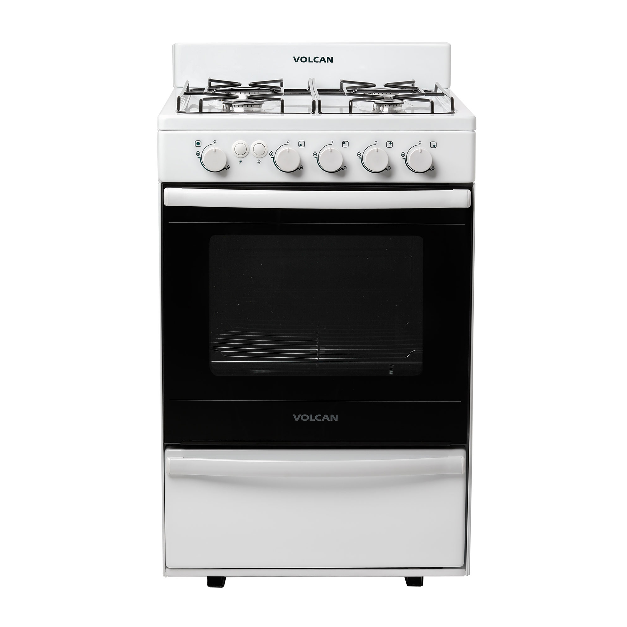 Cocina Volcán Multigas 55 Cm 87643V Blanca