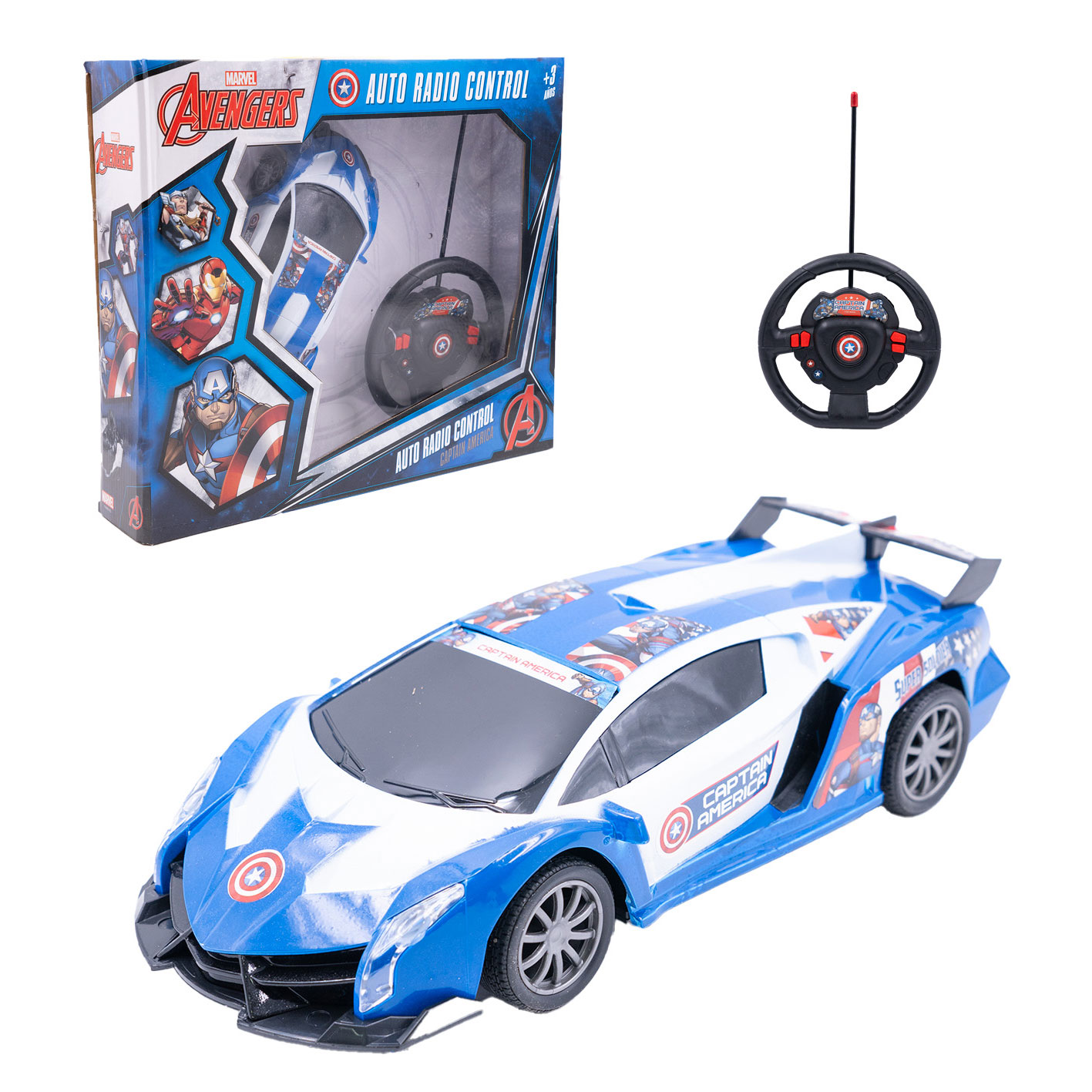 Auto Radio Control Capitán América Disney