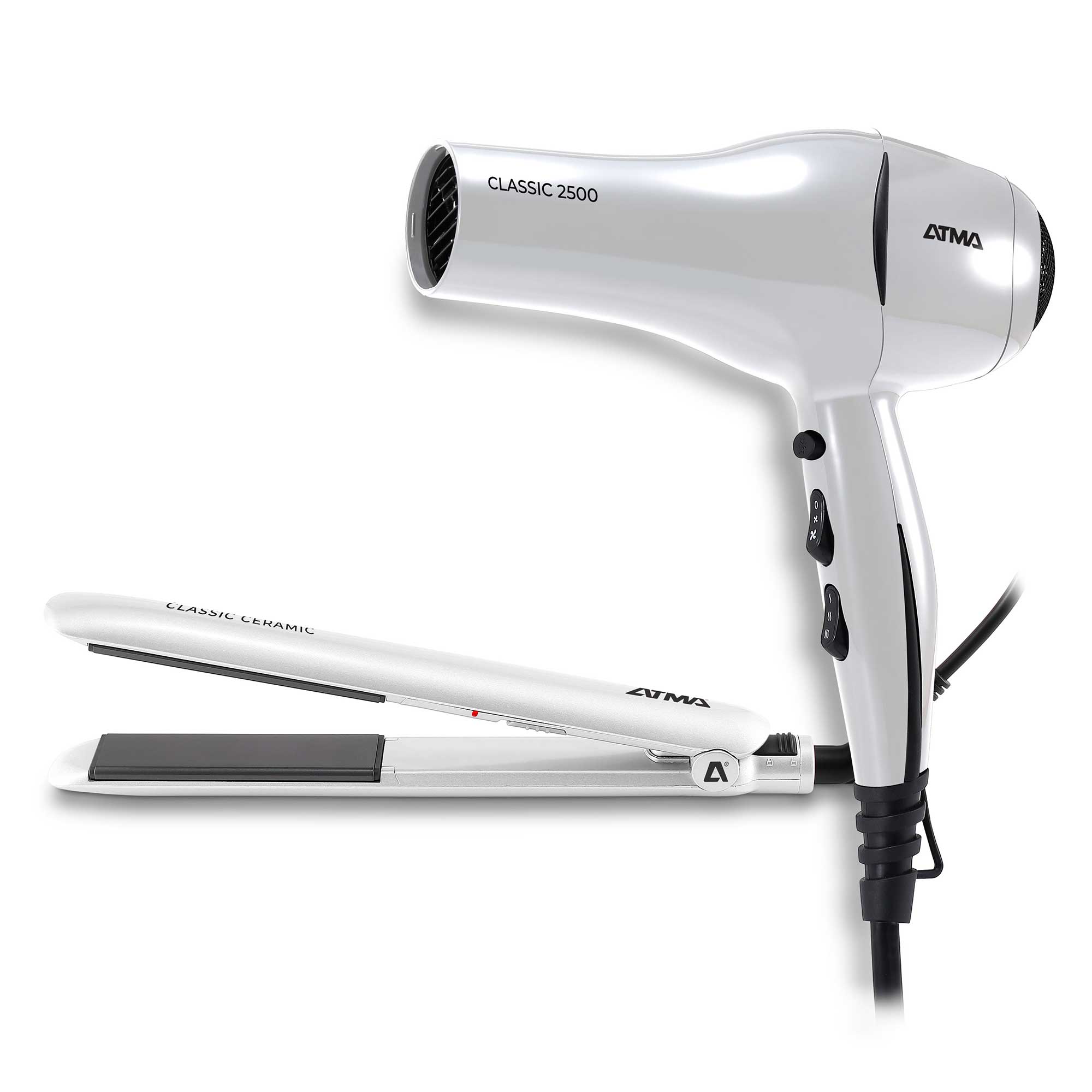 Combo Secador de Pelo y Planchita Atma CK4015P