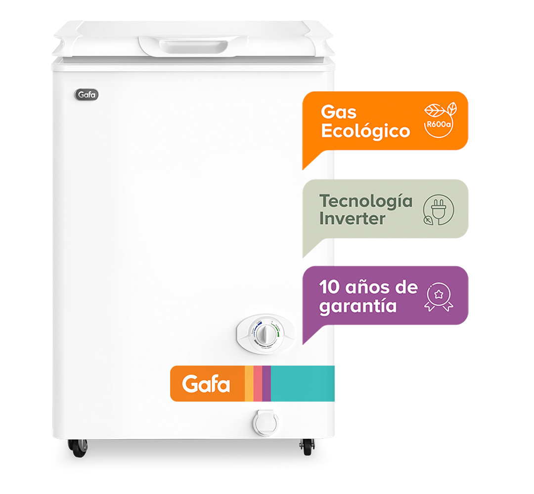 Freezer Gafa Horizontal Inverter 117 Lts FGHI100B-S