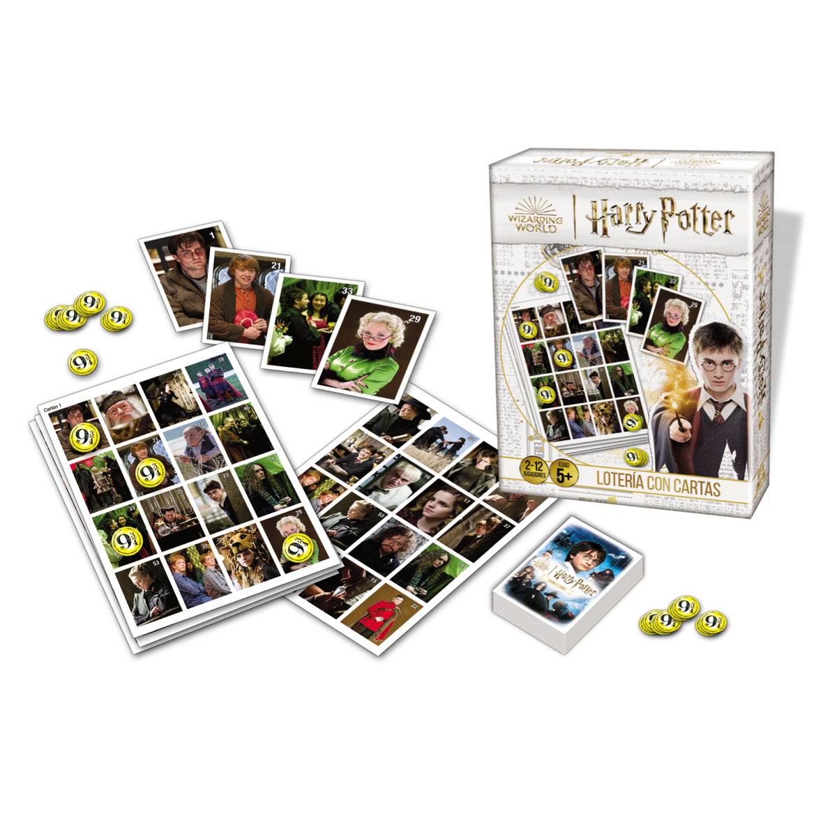 Juego de Mesa Harry Potter Loteria con Cartas