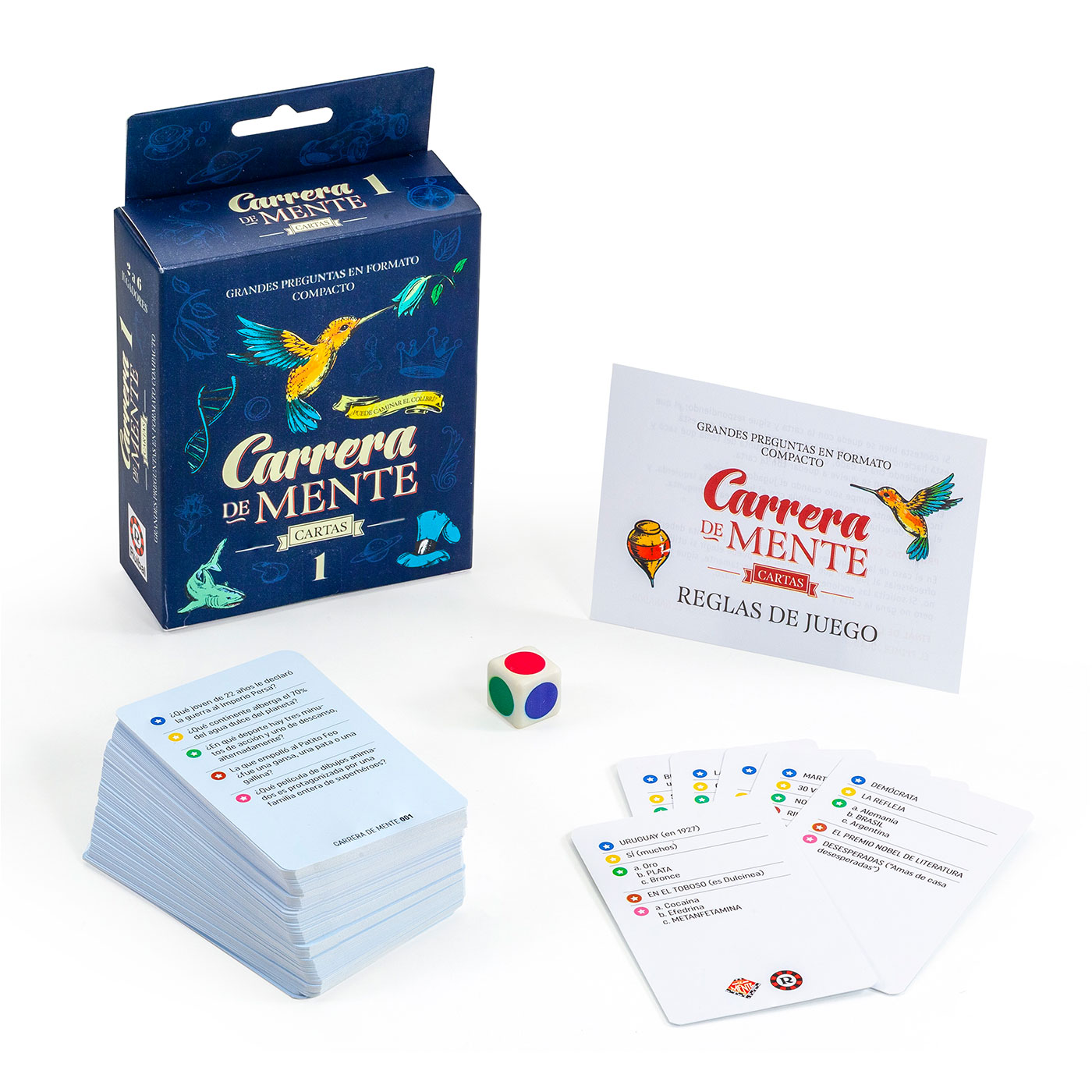 Juego de Mesa Carrera de Mente Cartas 1 Ruibal