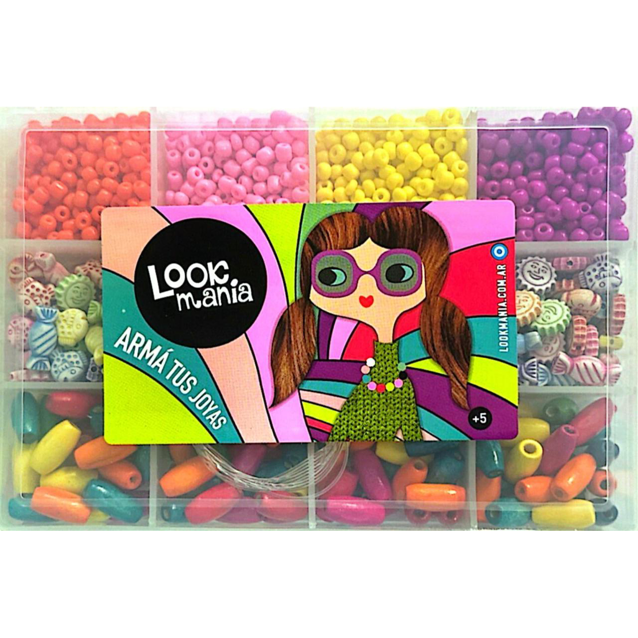 Set Arma tus Pulseras 12 Divisiones Mini Look Mania