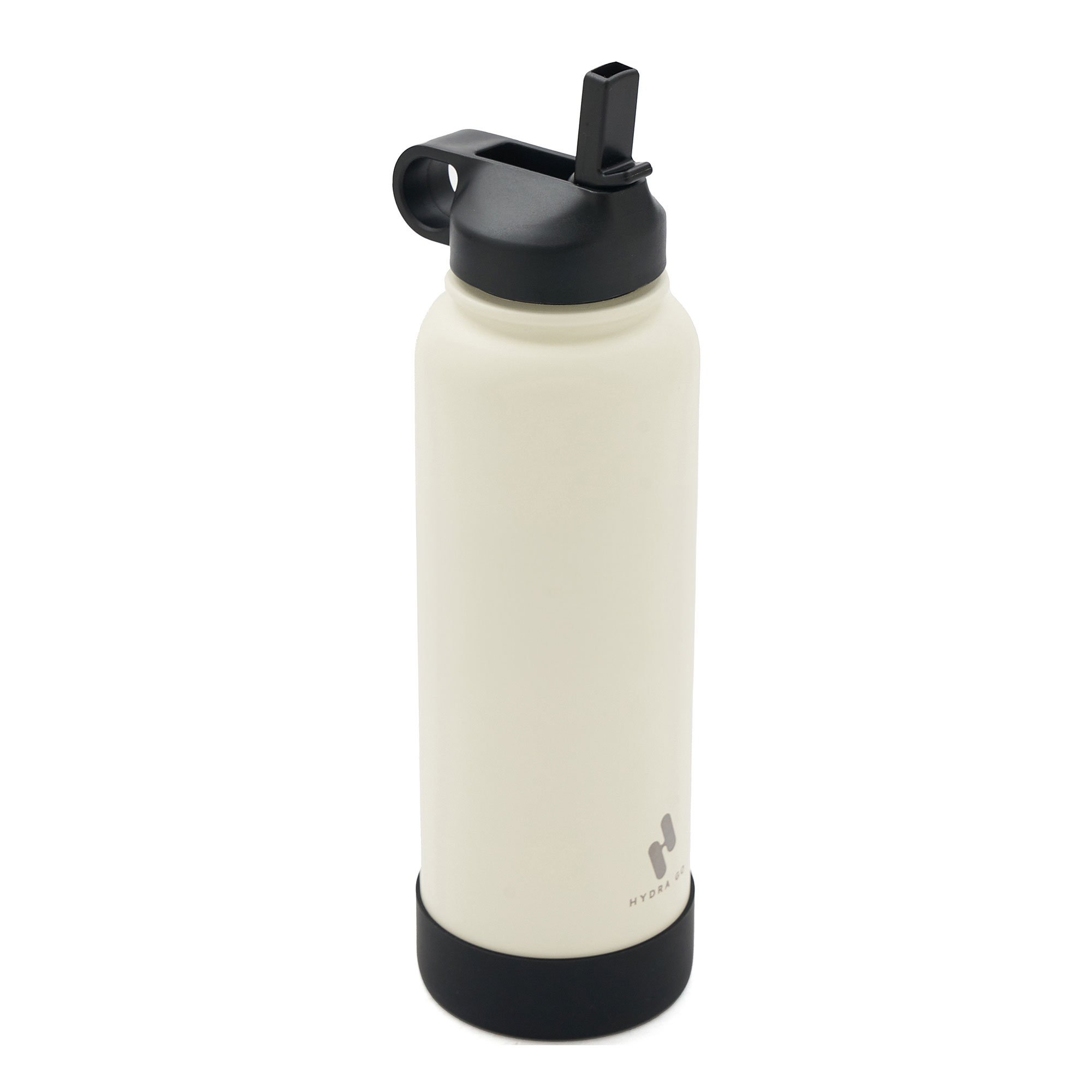 Botella Hydra Go 1200ml Acero Inoxidable Blanco