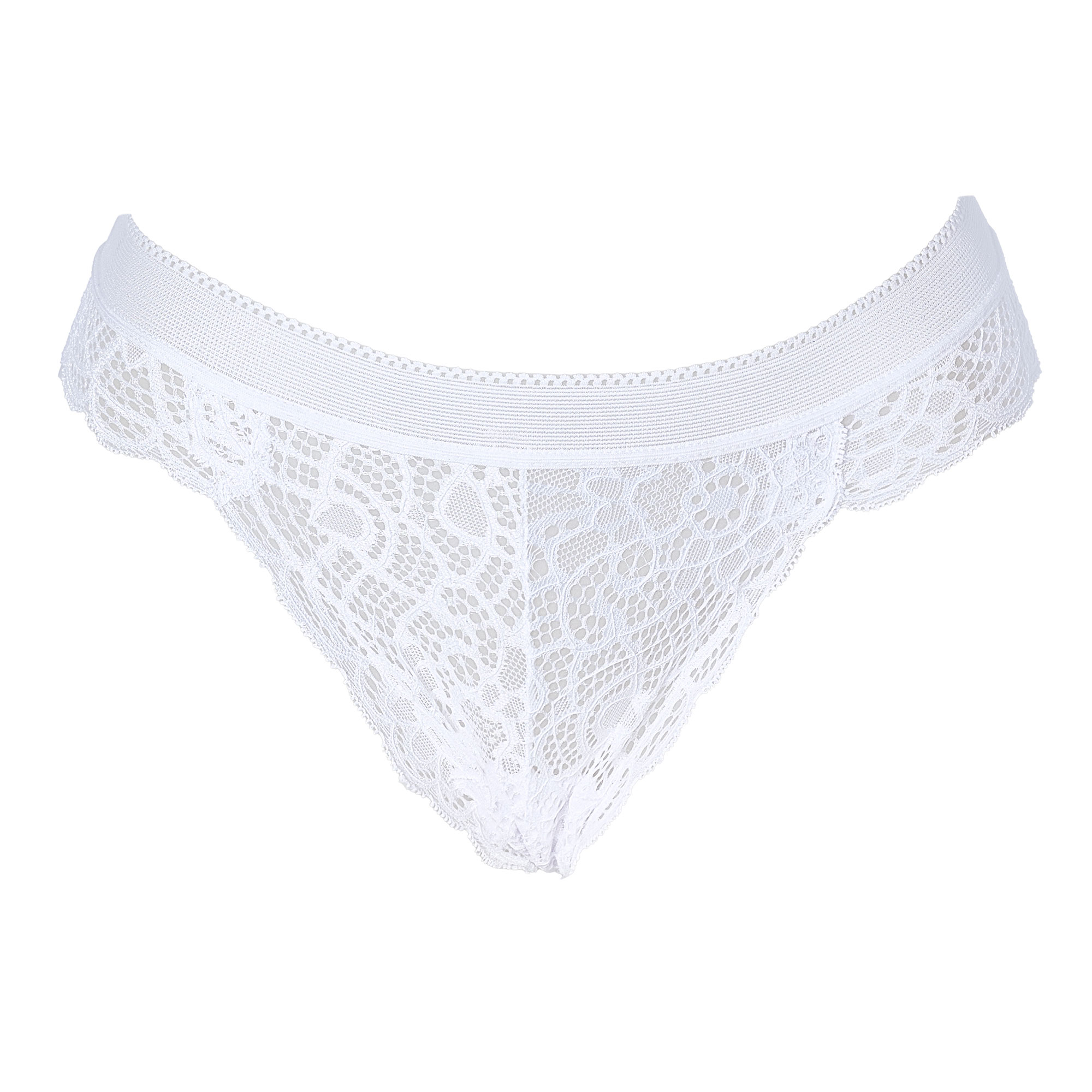 Bombacha Mujer Vedetina de Encaje Aretha Blanca Talle L/XL