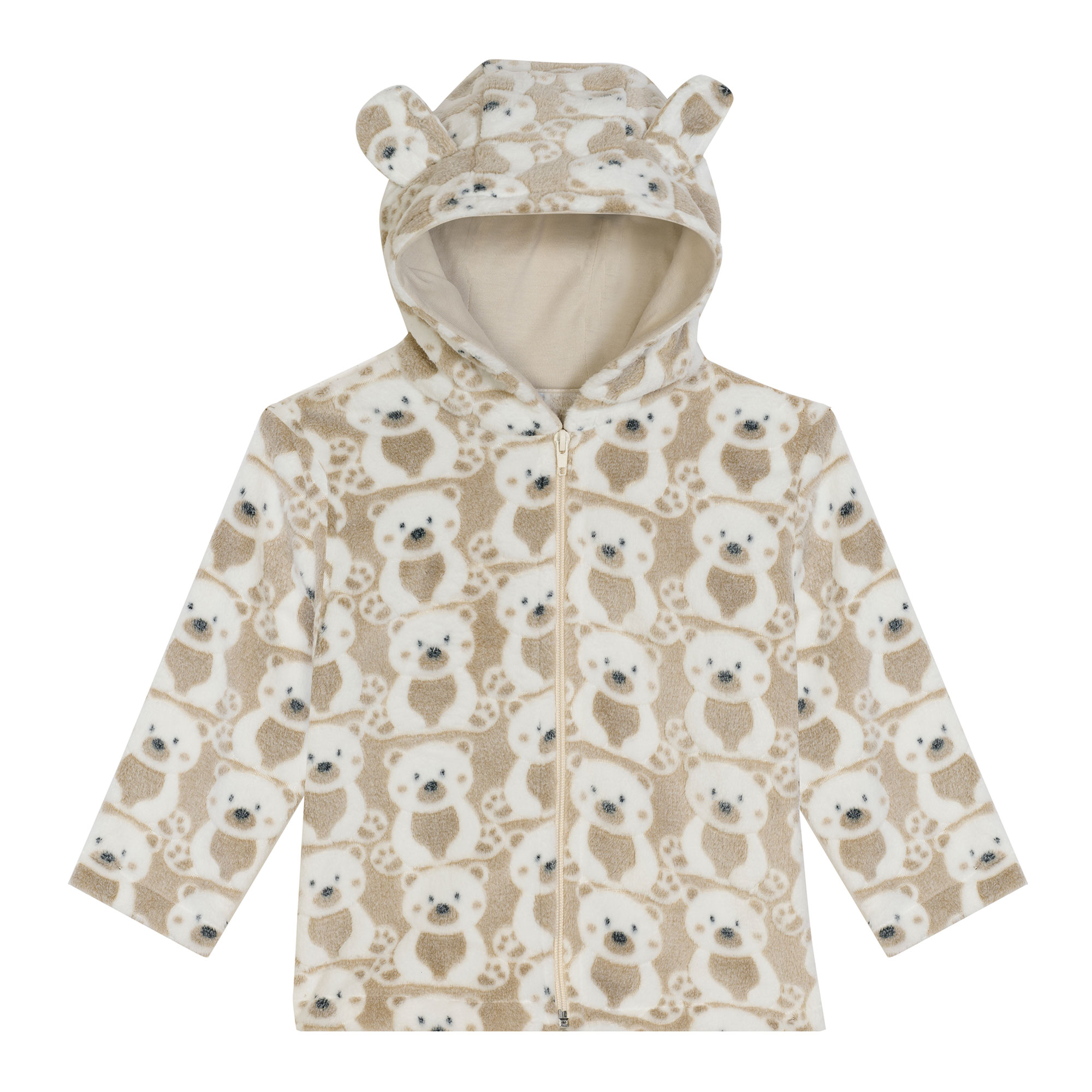 Buzo Bebé Keoma Con Capucha y Cierre Estampado Talle 9-24