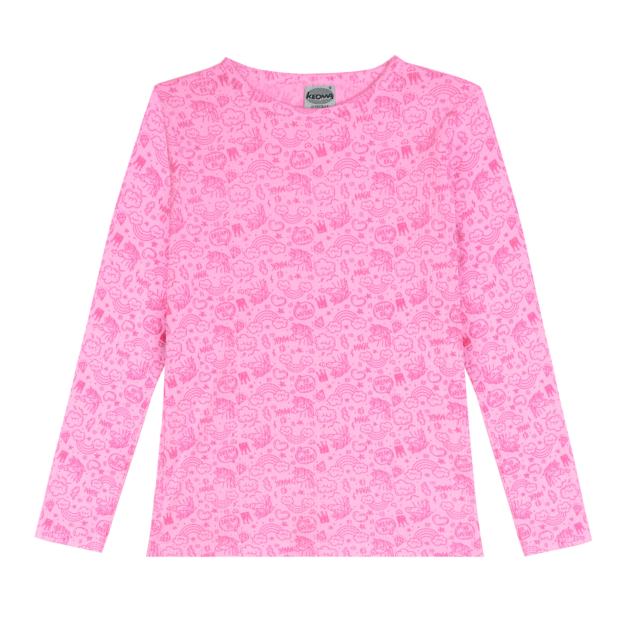 Remera Niña Keoma Manga Larga Morley Estampada Talle 2-8