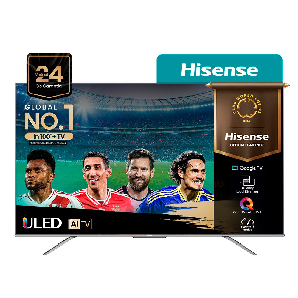 TV 50" Hisense ULED 4K Google 9150U60H