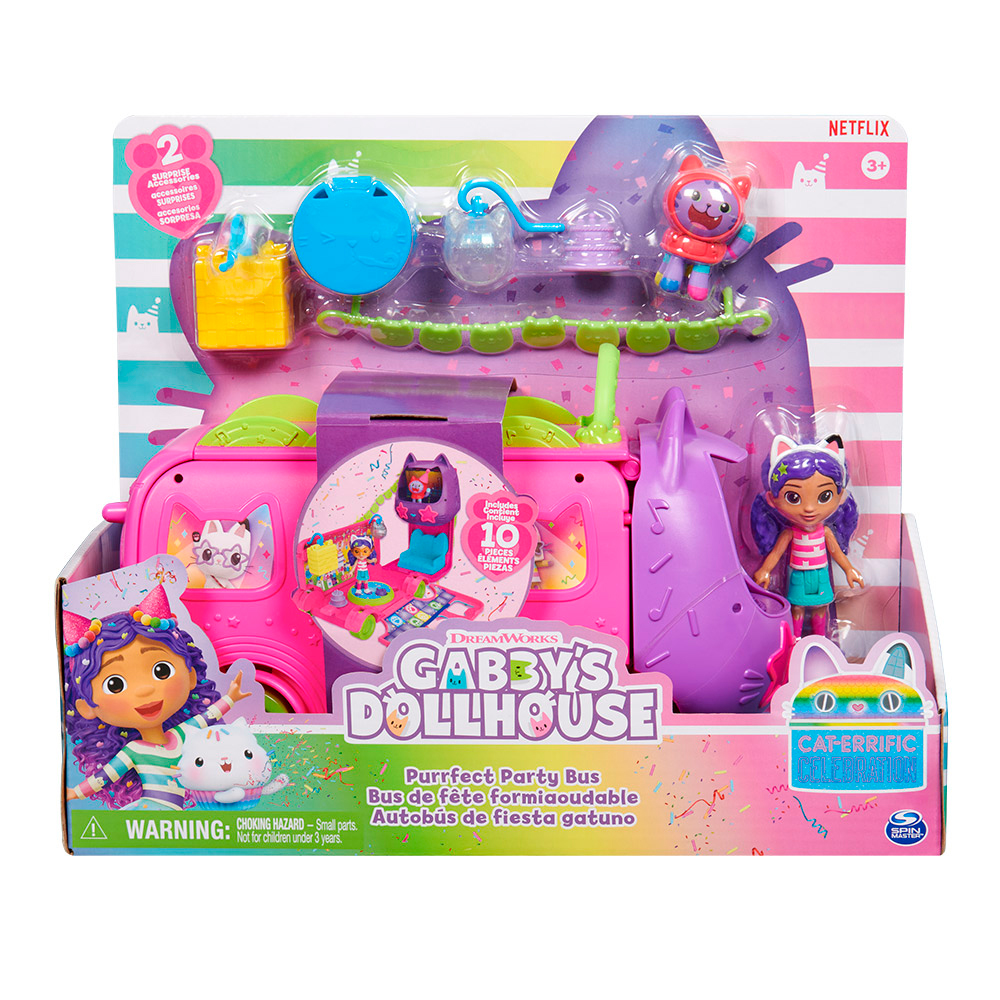 Muñeca Gabby con Accesorios Fiesta Bus 