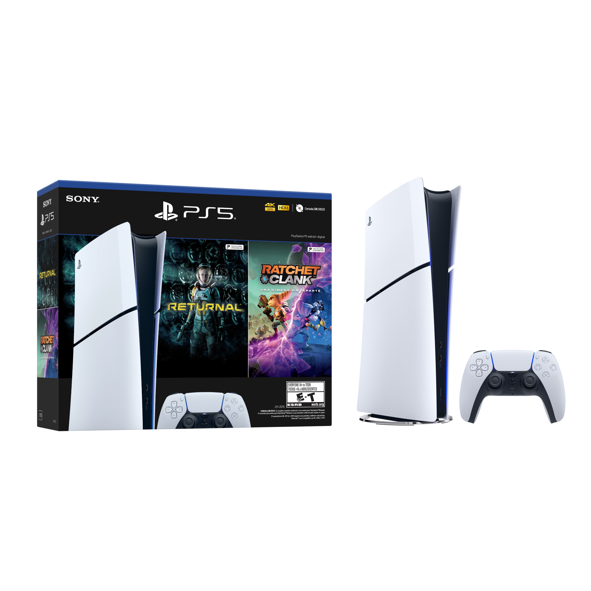 Consola Playstation PS5 1TB Slim Digital Super Bundle CFI-2015B