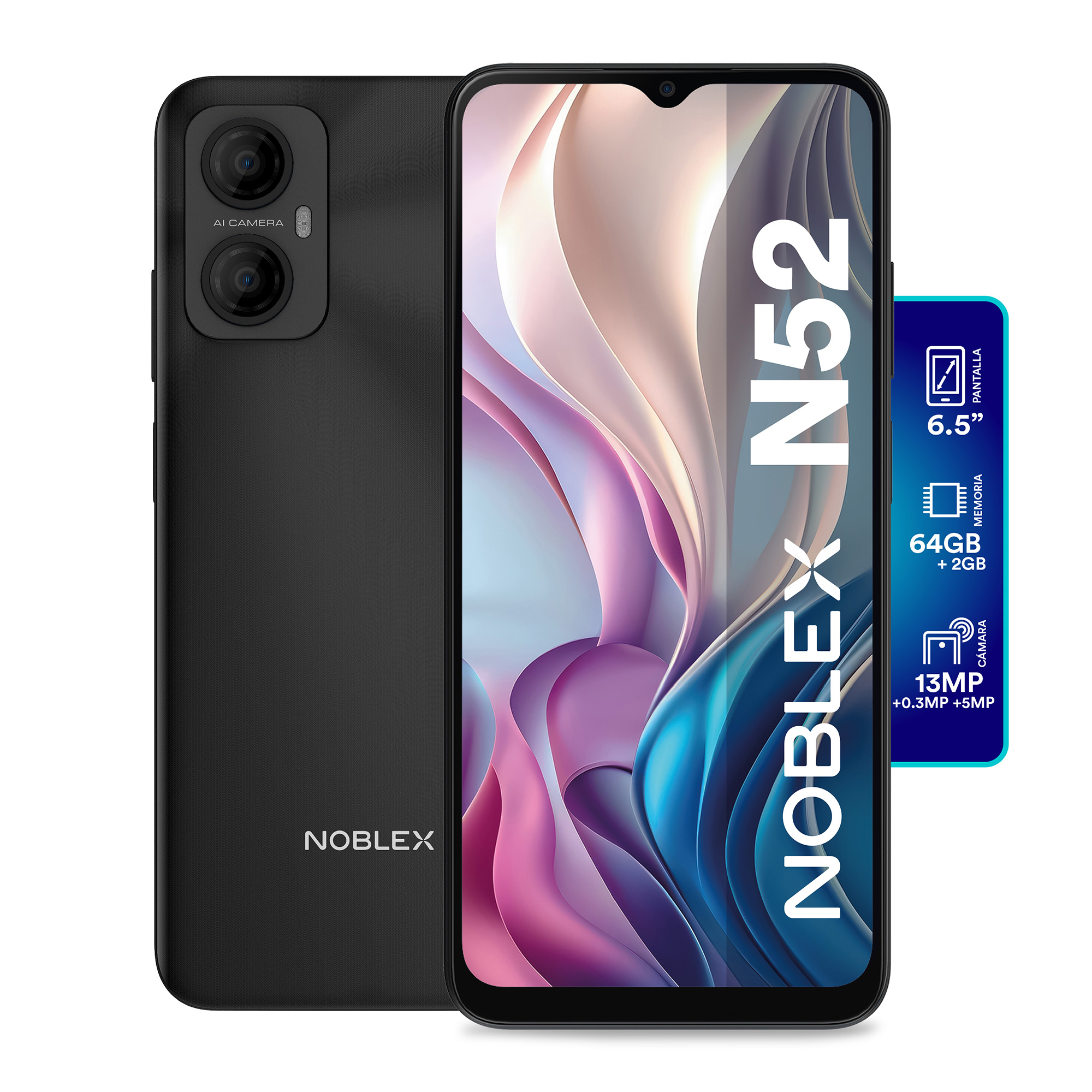Celular Noblex N52 64GB Negro