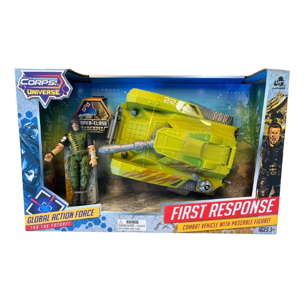 Figura de Acción Soldado + Tanque