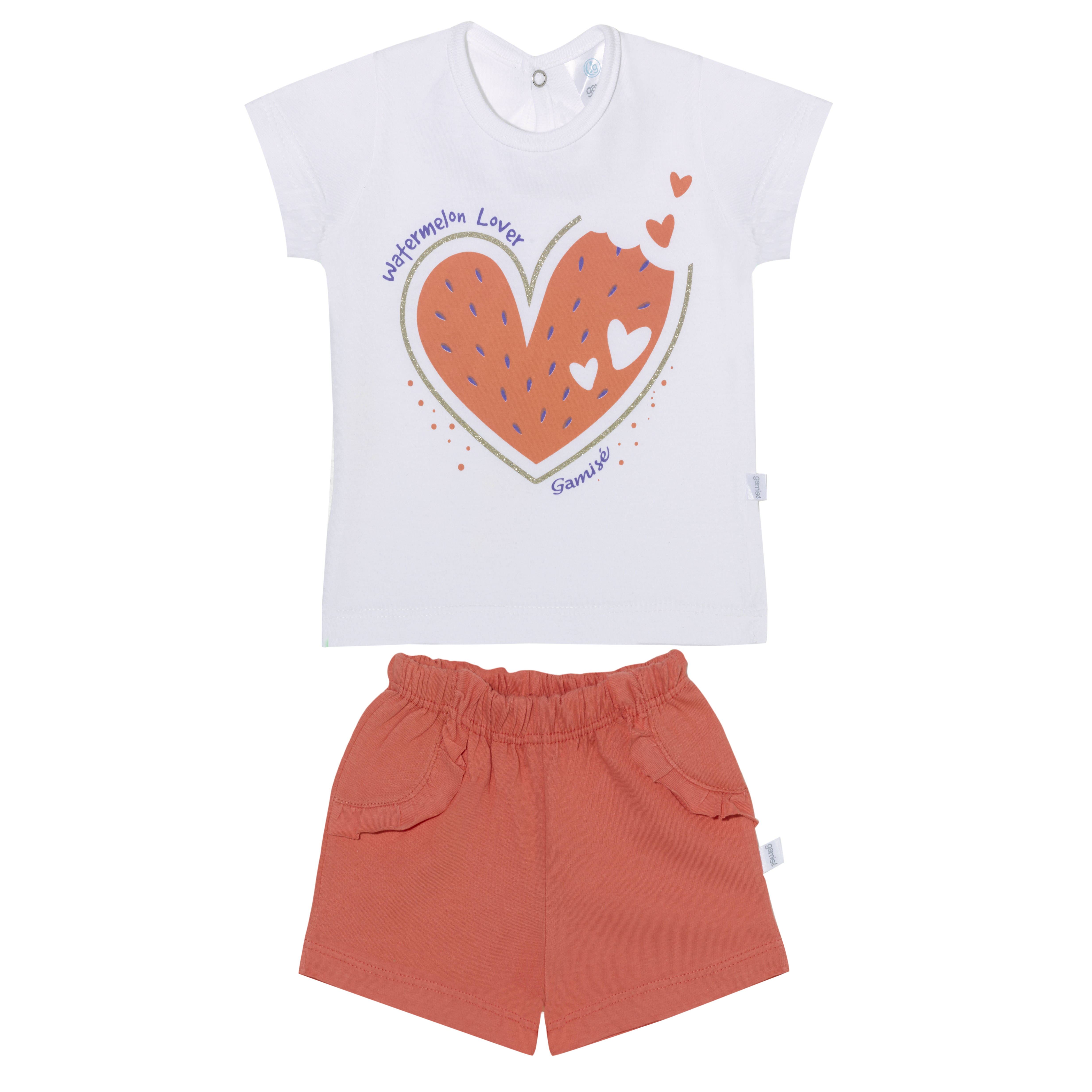 Conjunto Remera y Short Bebé Gamise Talle 1-5