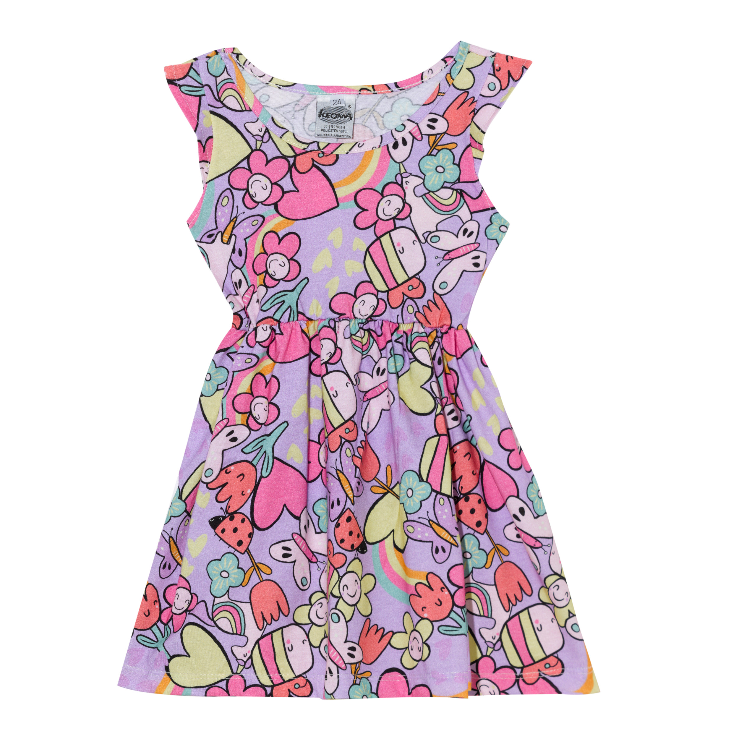 Vestido Beba Keoma Estampado Talle 12-36