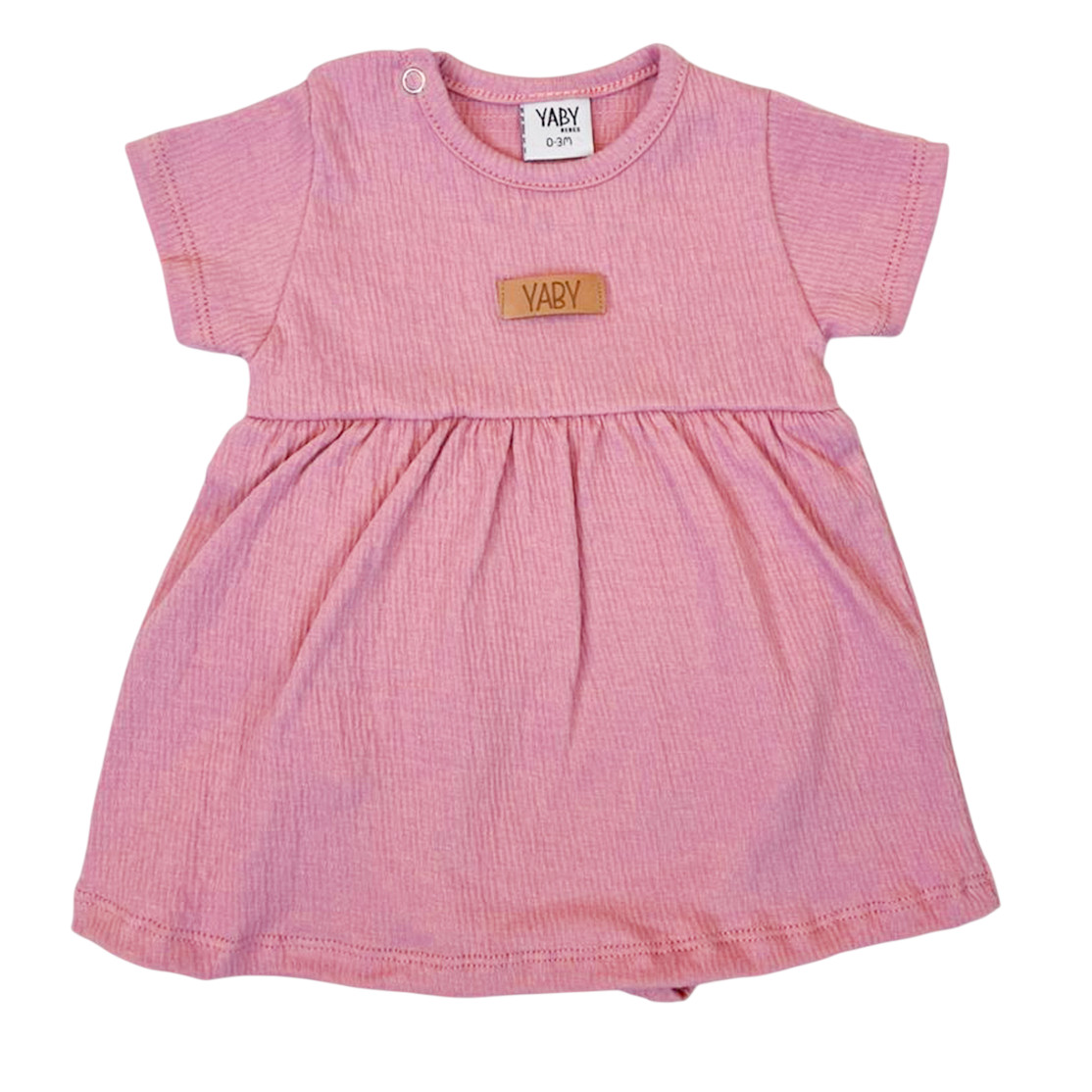 Body Vestido Beba Yaby Manga Corta Talle 0-12