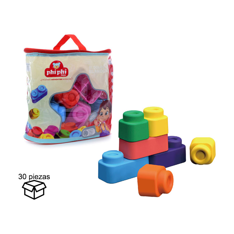 Set Bloques Soft 30 Piezas