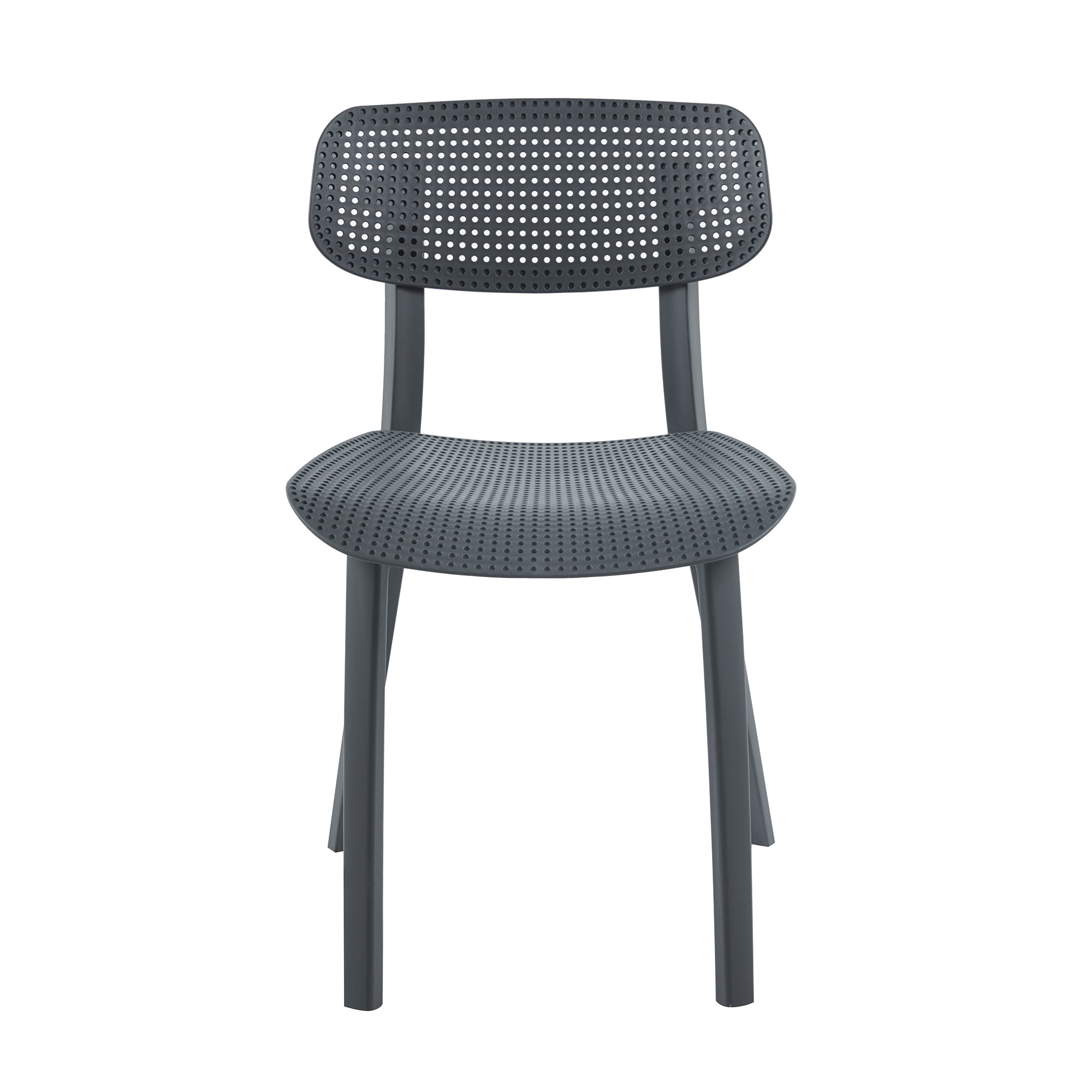 Silla de Diseño York Gris x 4 Unidades
