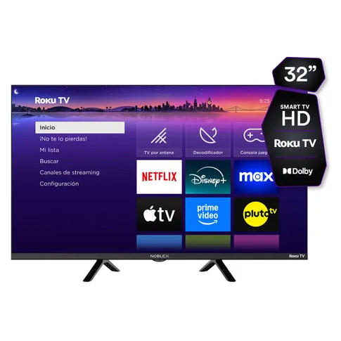 Tv 32" Noblex HD Roku DB32X3000
