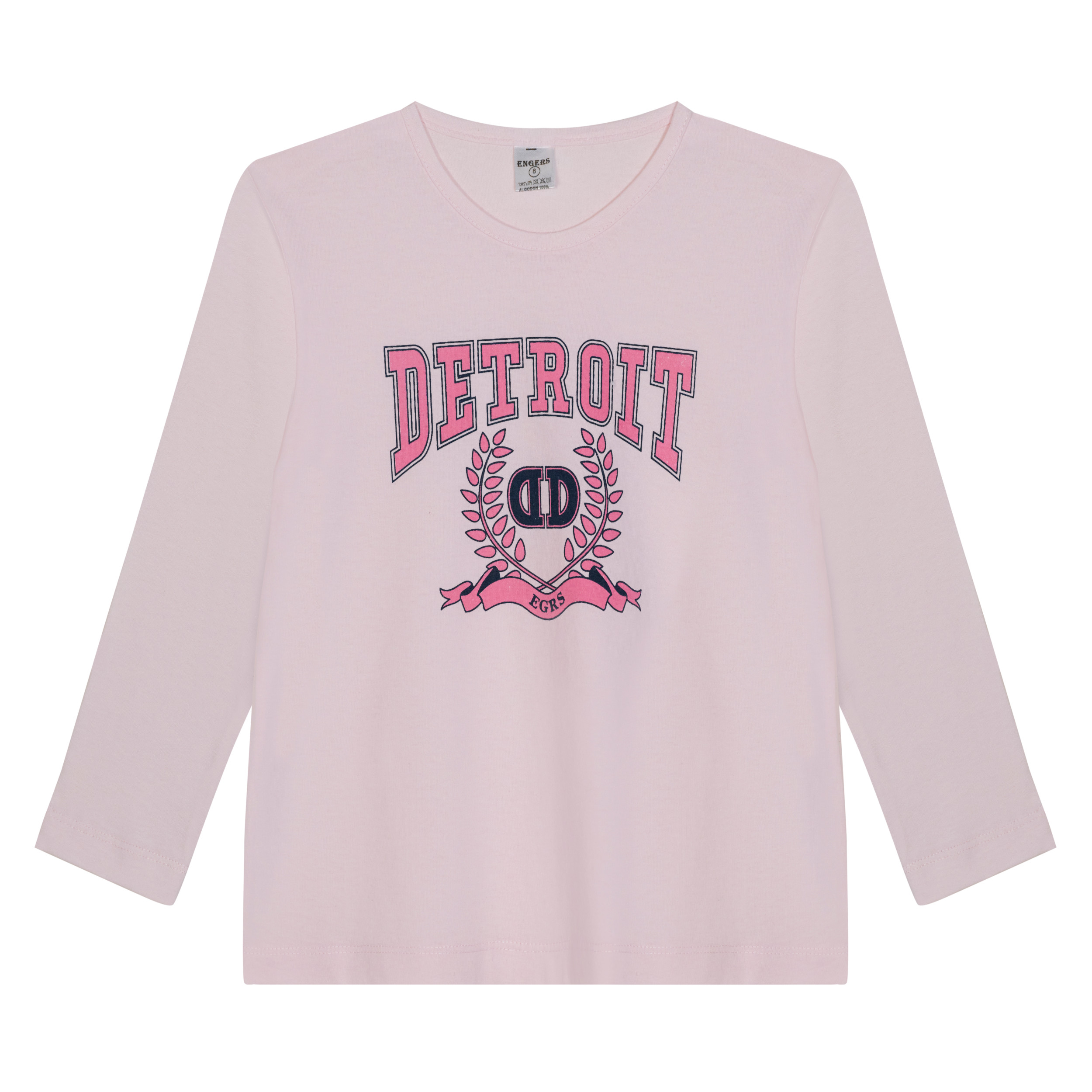 Remera Niña Engers Manga Larga Estampada Talle 2-8