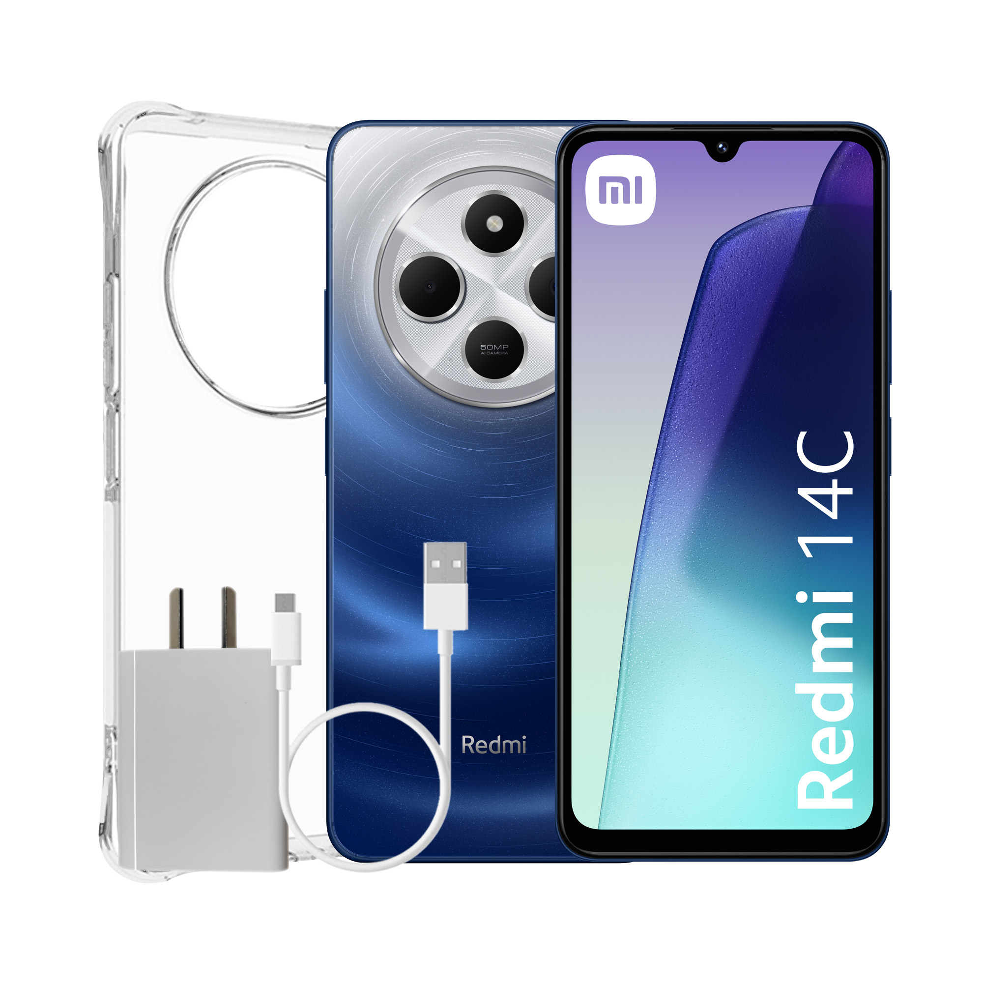 Celular Xiaomi Redmi 14C 256GB Azul