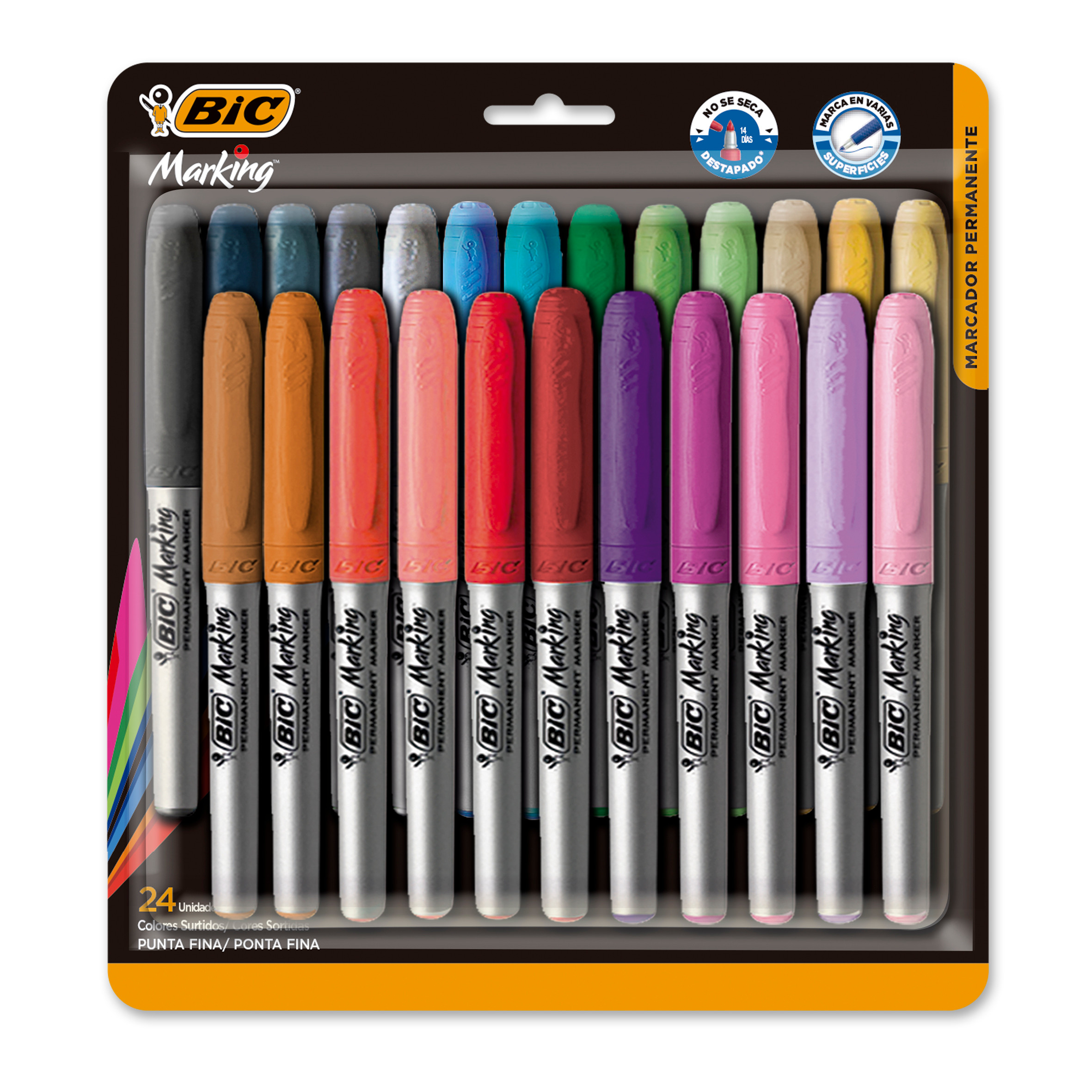 Marcadores BIC x 24 Unidades