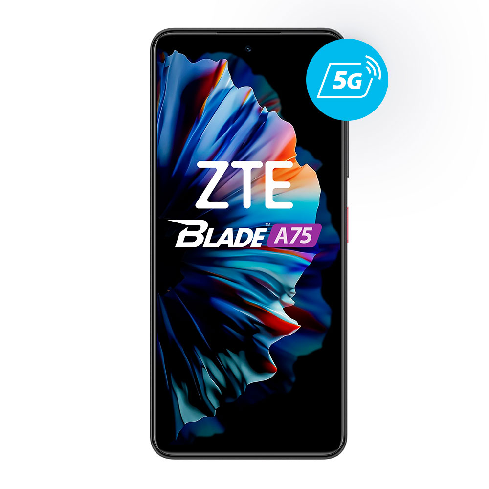 Celular ZTE Blade A75 5G 256GB Negro Diamante