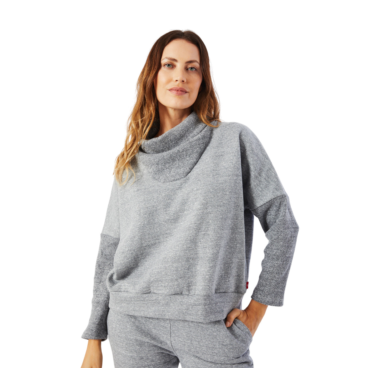 Buzo Mujer Hanes Cuello Polera Talle S-XL