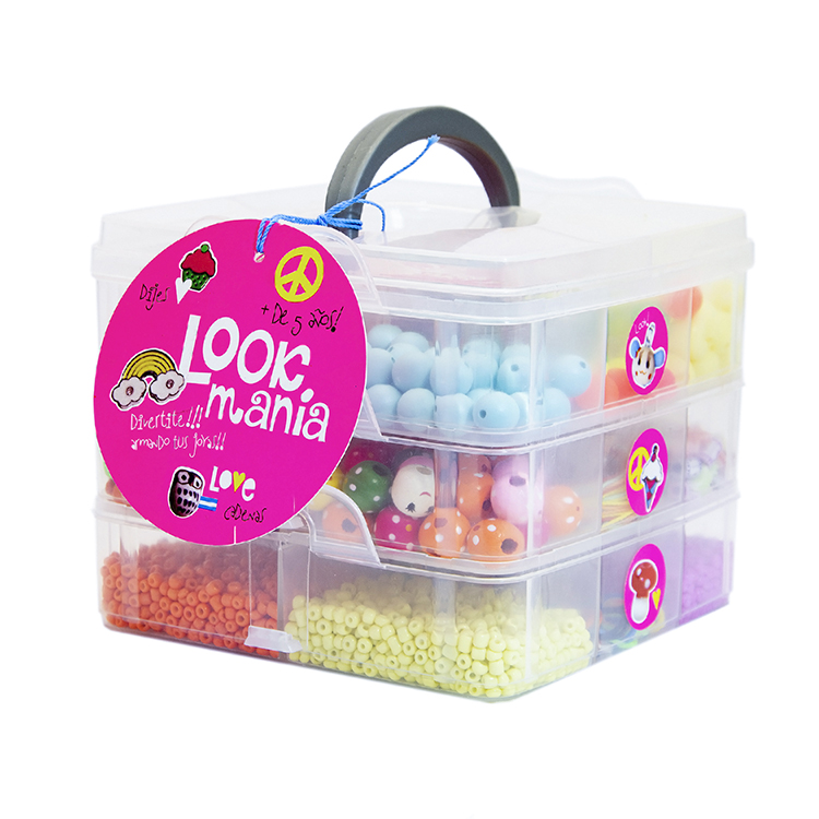 Valija 3 Pisos Chica con Pinza Look Mania