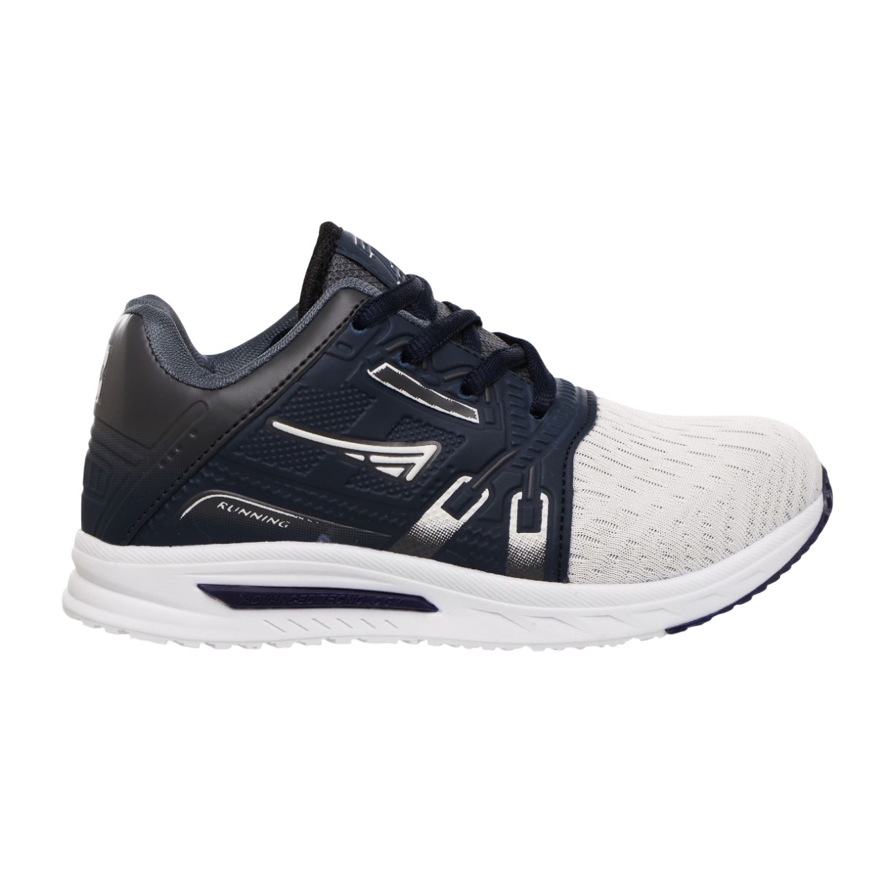 Zapatilla Deportiva Infantil Zeus Azul y Gris Talle 32