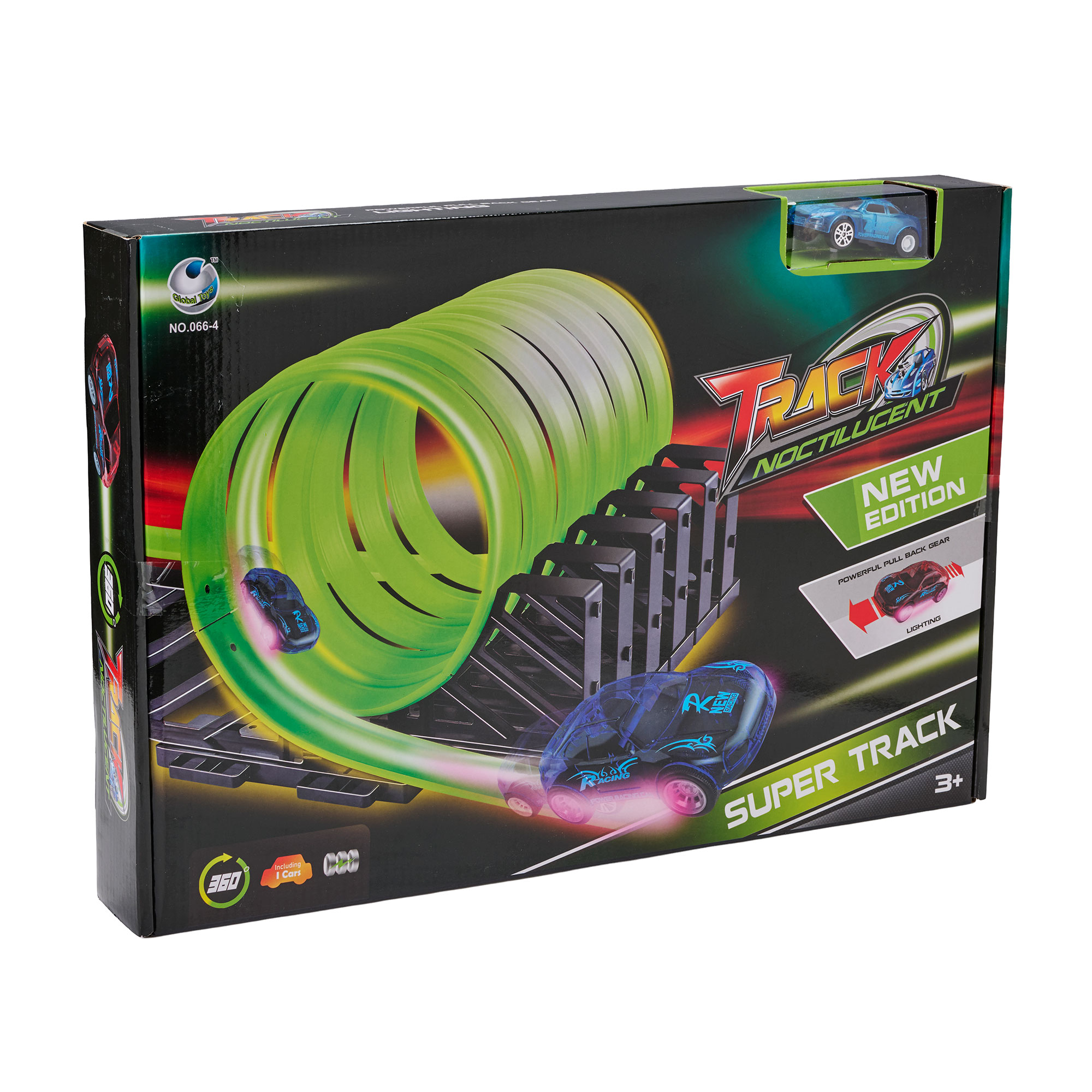 Pista Pull Back Track con Luz