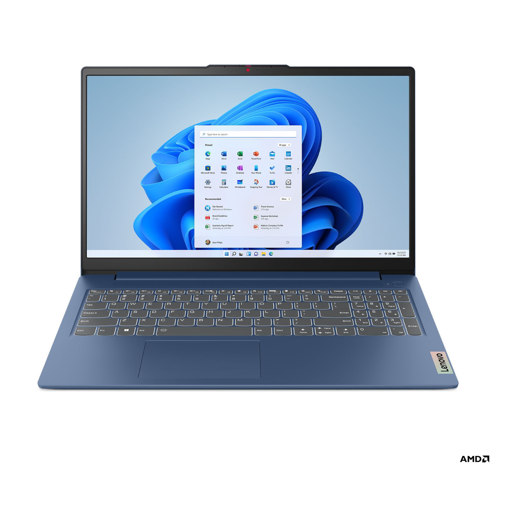 Notebook Lenovo 15.6" Ryzen 7 16GB 512GB SSD W11 15ABR8