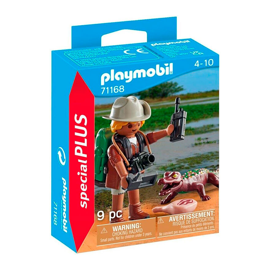 Investigador Con Caiman