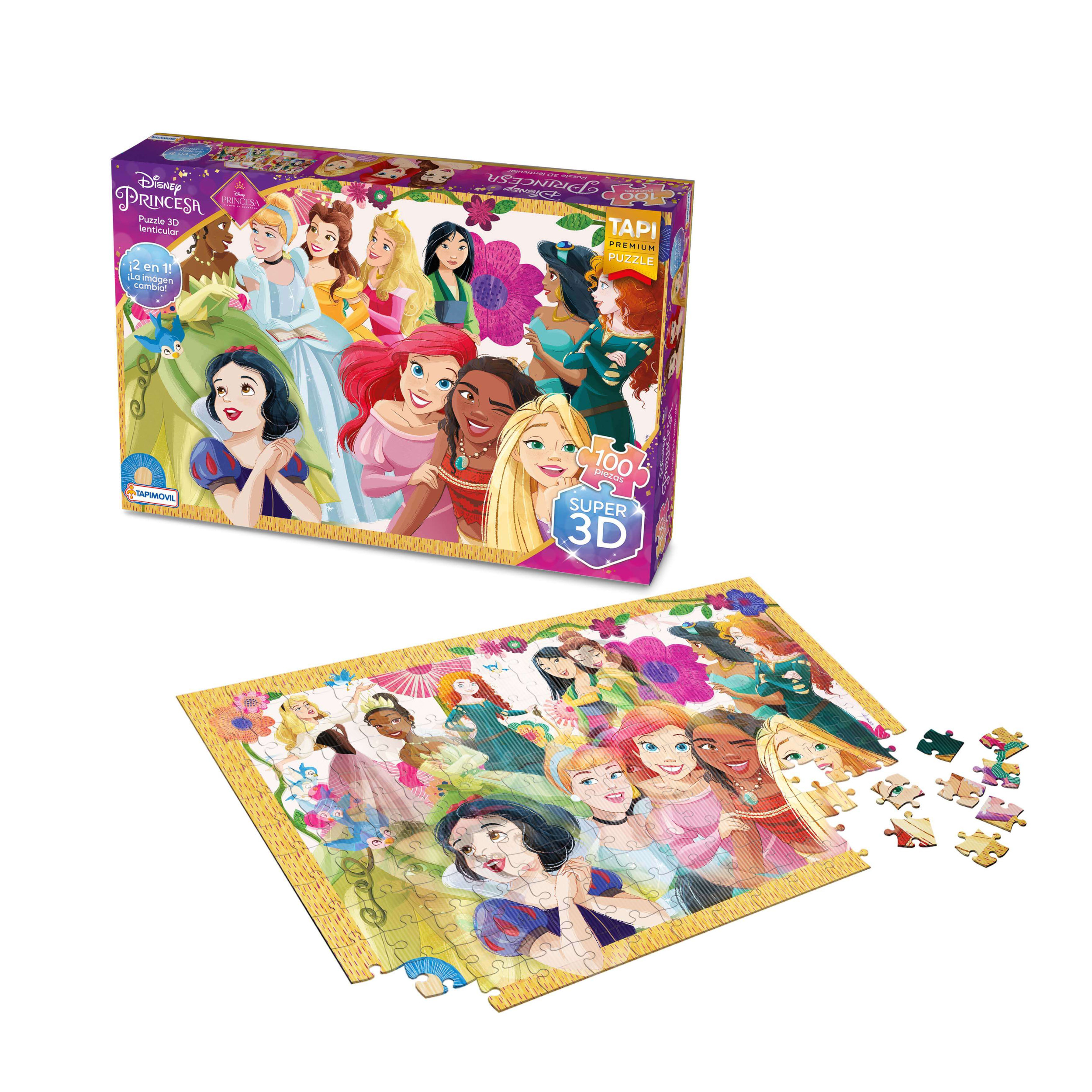 Rompezabezas 3D 100 Piezas Princesas