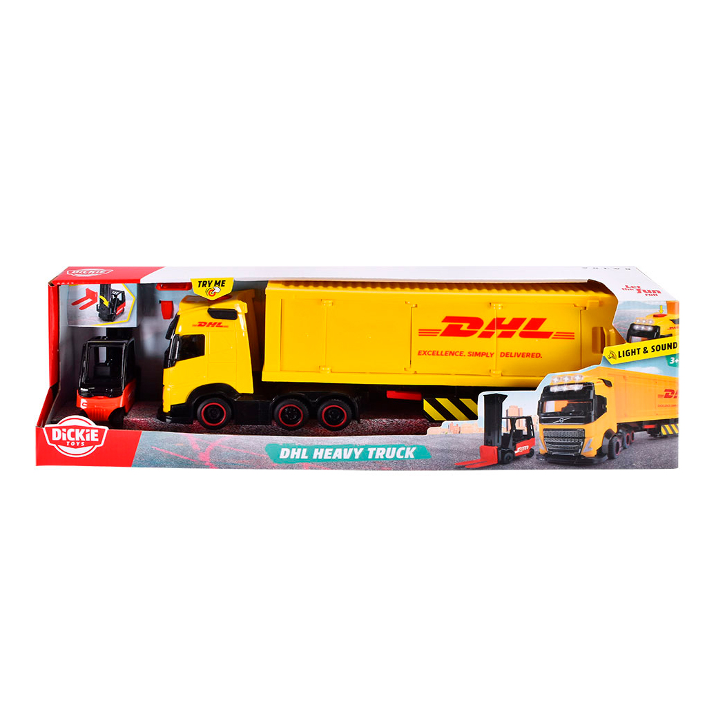 Camión Volvo con Luz Y Sonido 35 Cm Rueda Libre