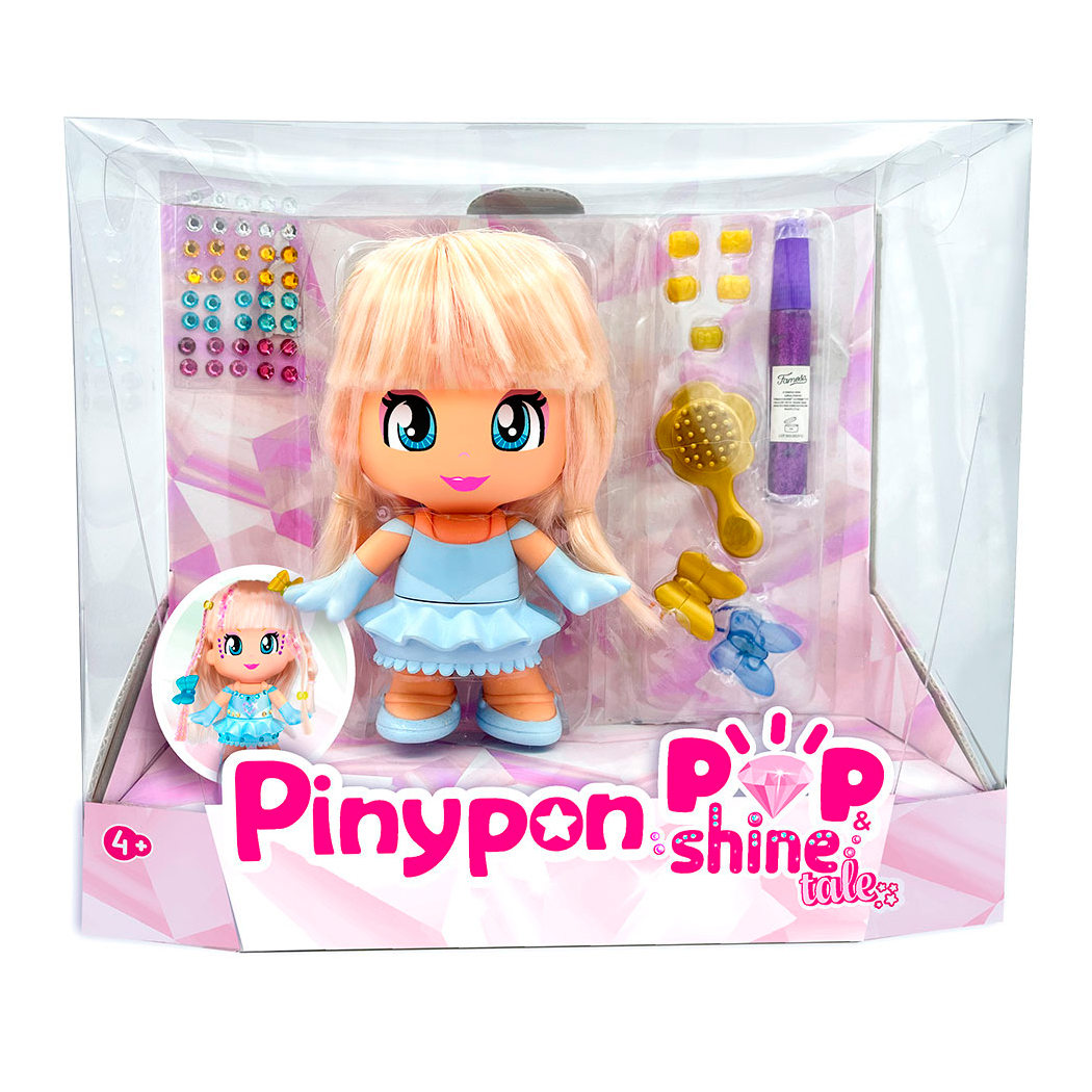 Muñeca Pinypon con Accesorios Para Peinar