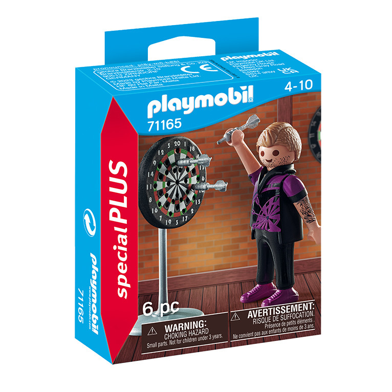 Muñeco Jugador de Dardos 6 Piezas Playmobil