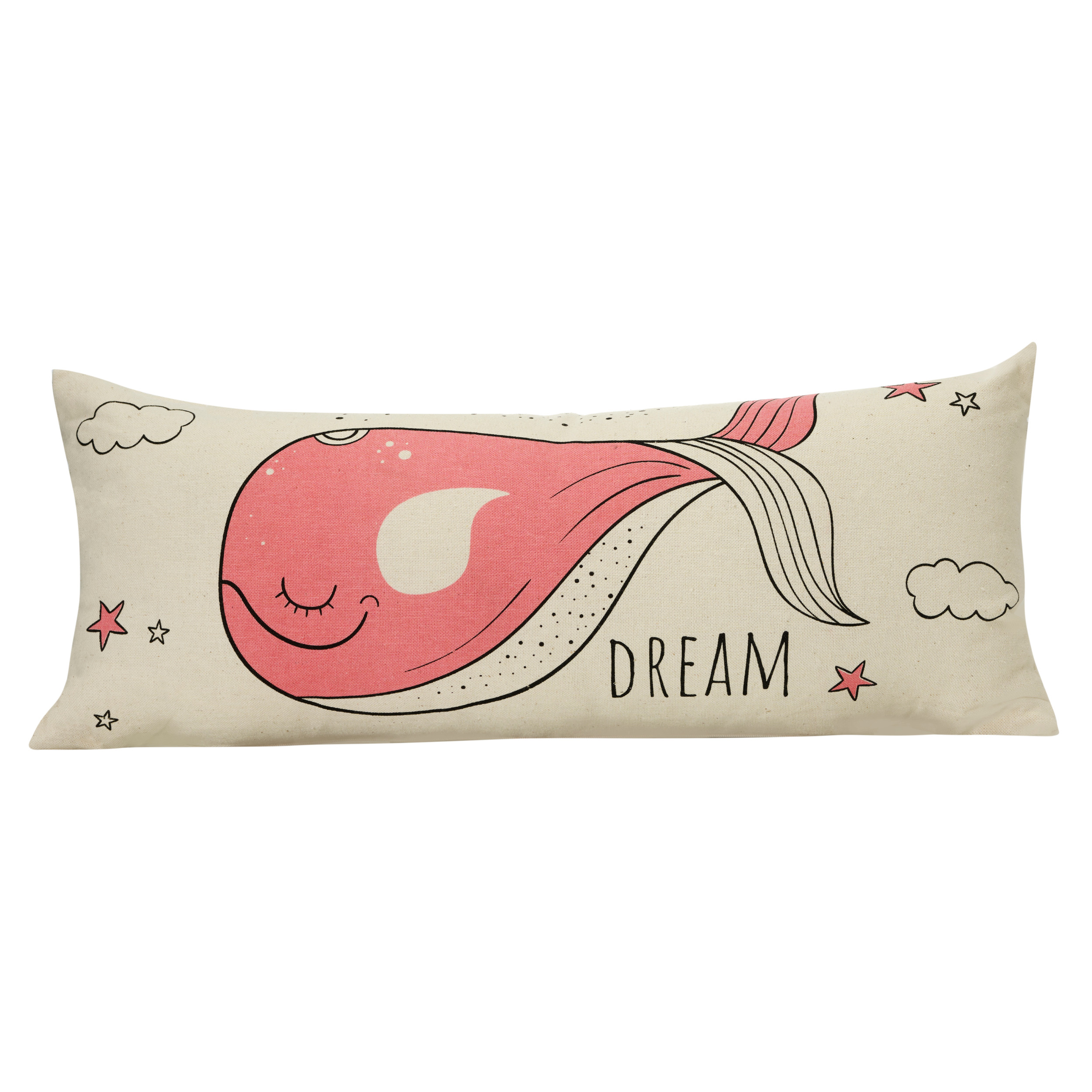 Almohadón Tusor 60x30 Ballena