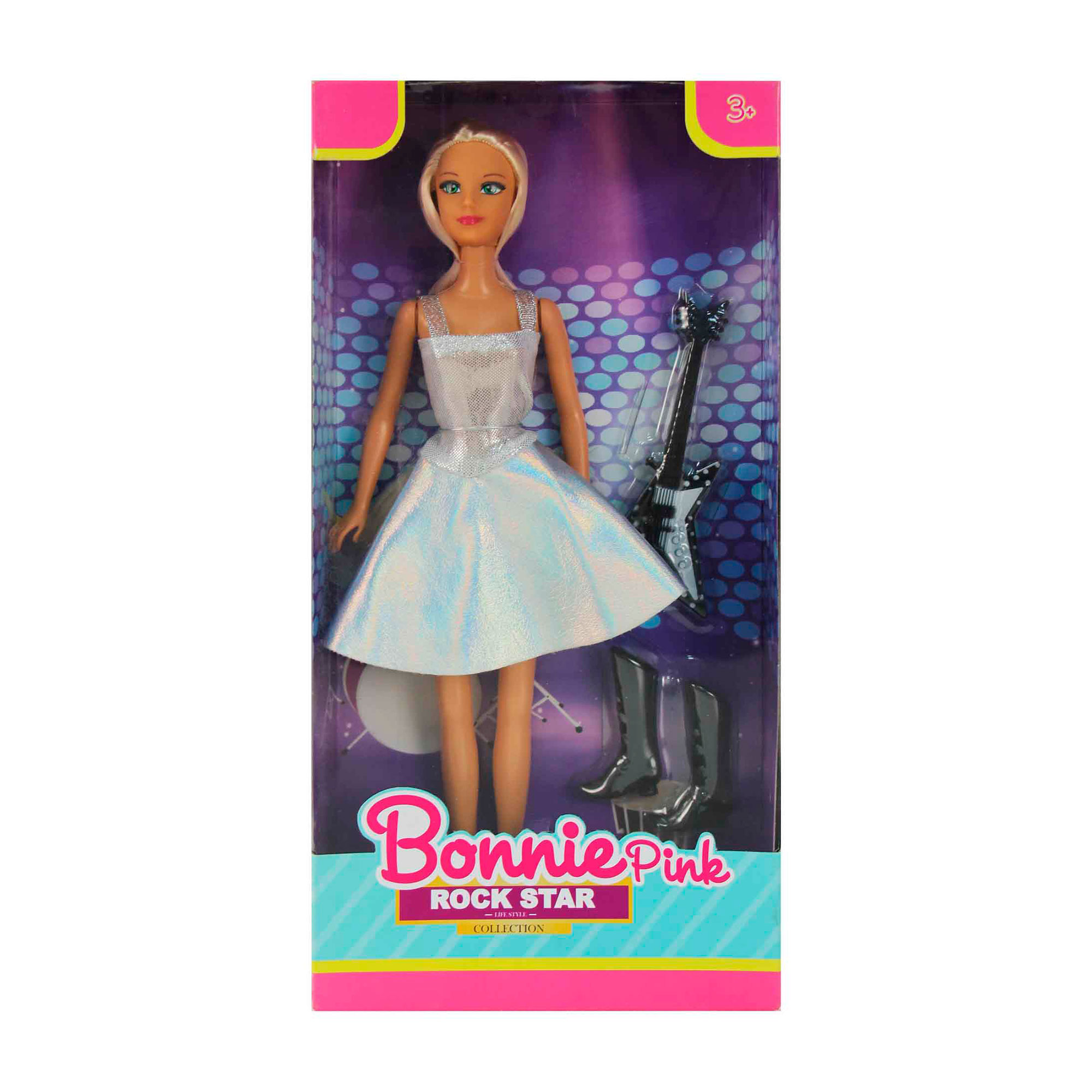 Muñeca Fashion Estrella De Rock Bonnie Pink