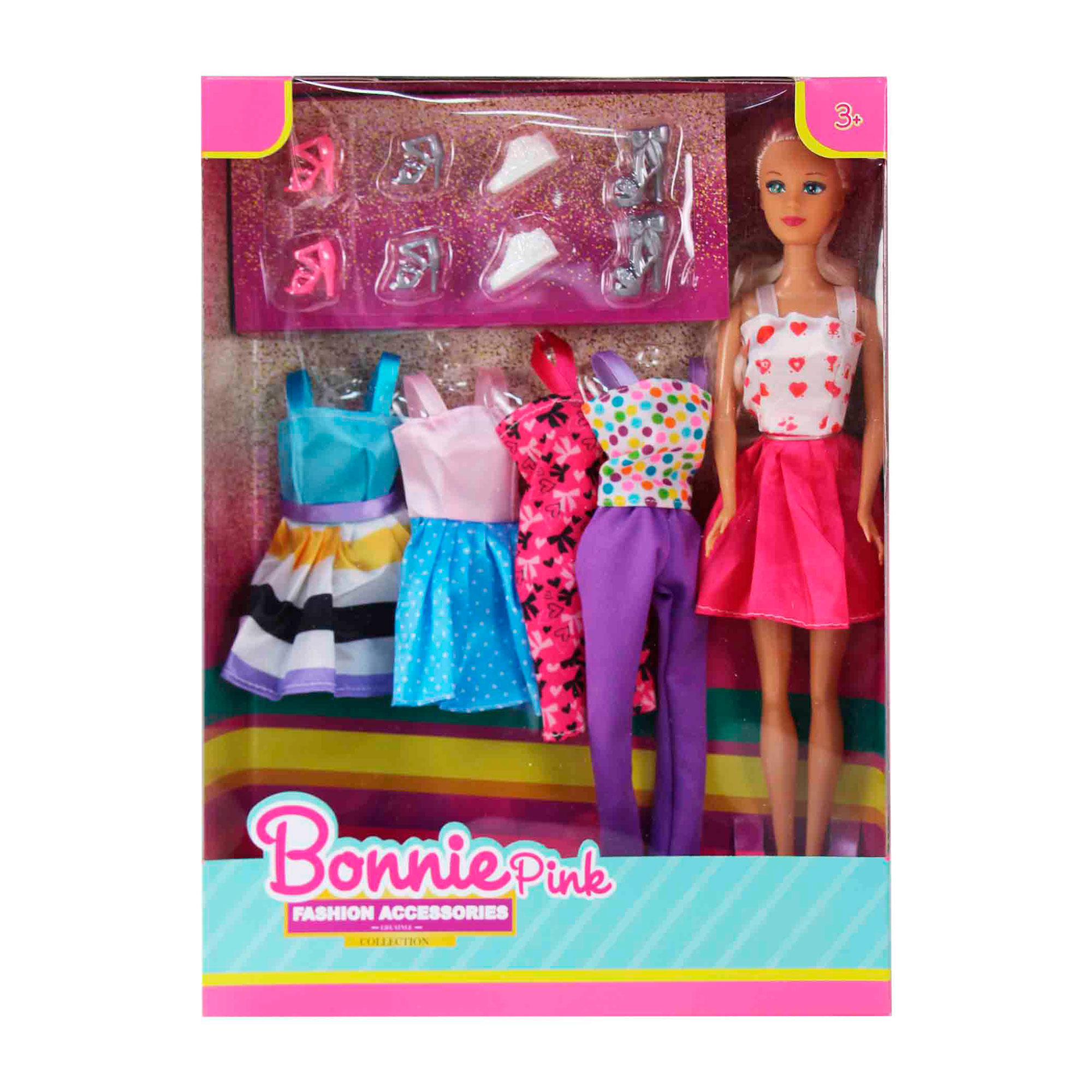 Muñeca Fashion con Accesorios Bonnie Pink