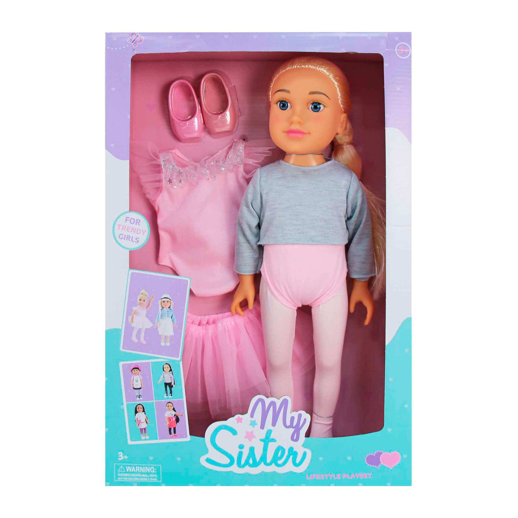 Muñeca 45Cm Set Bailarina My Sister