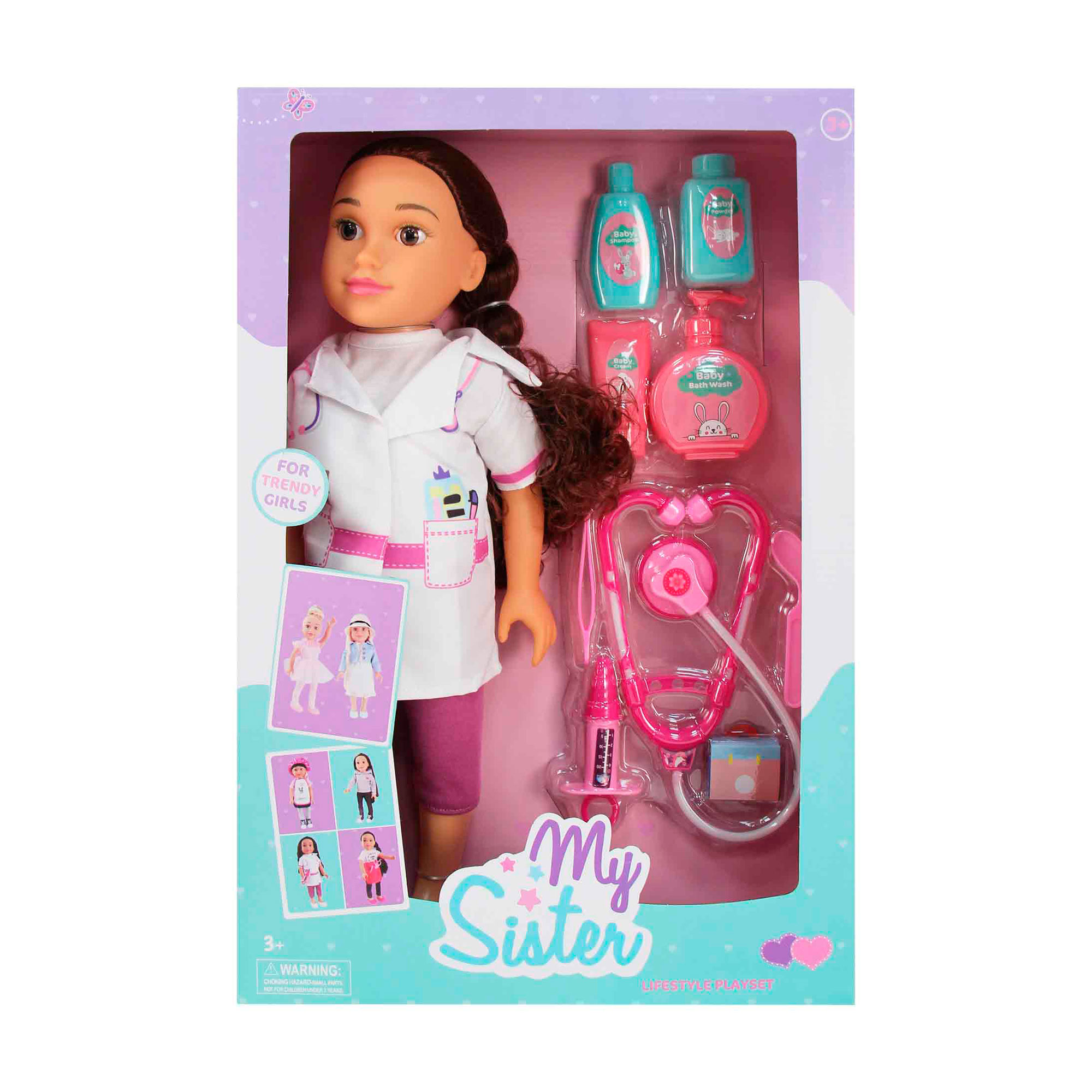 Muñeca 45Cm Set Doctora My Sister