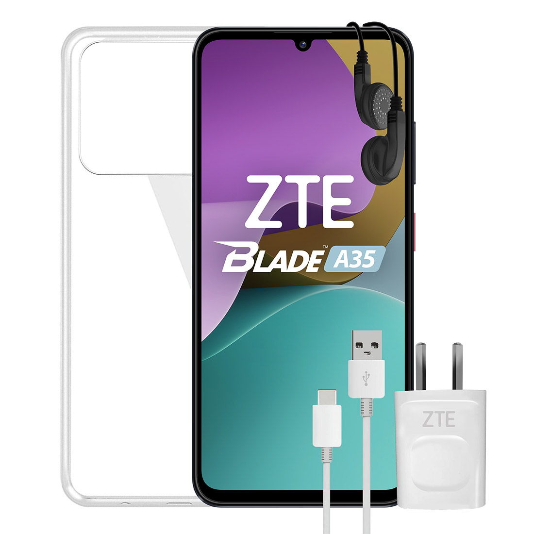 Celular ZTE Blade A35 64GB Negro